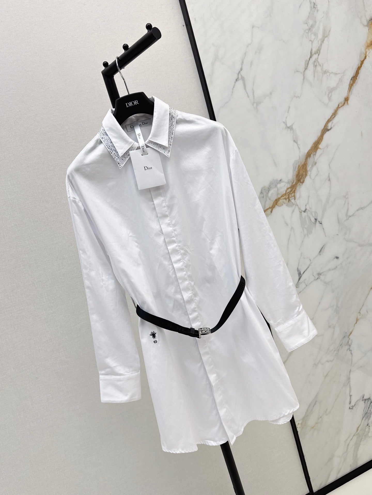 D*r 25ss belted shirt dress