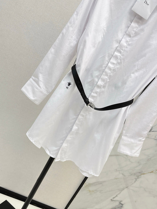 D*r 25ss belted shirt dress