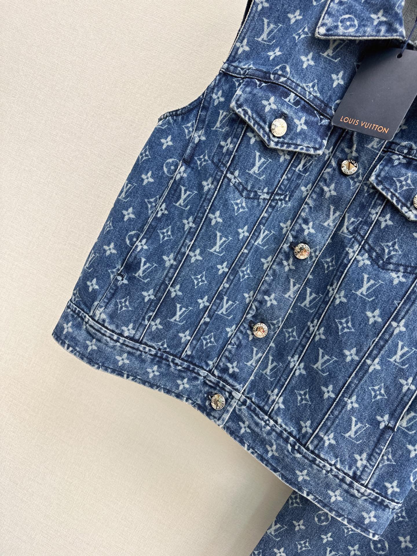 Loui* 25ss monogram denim suit