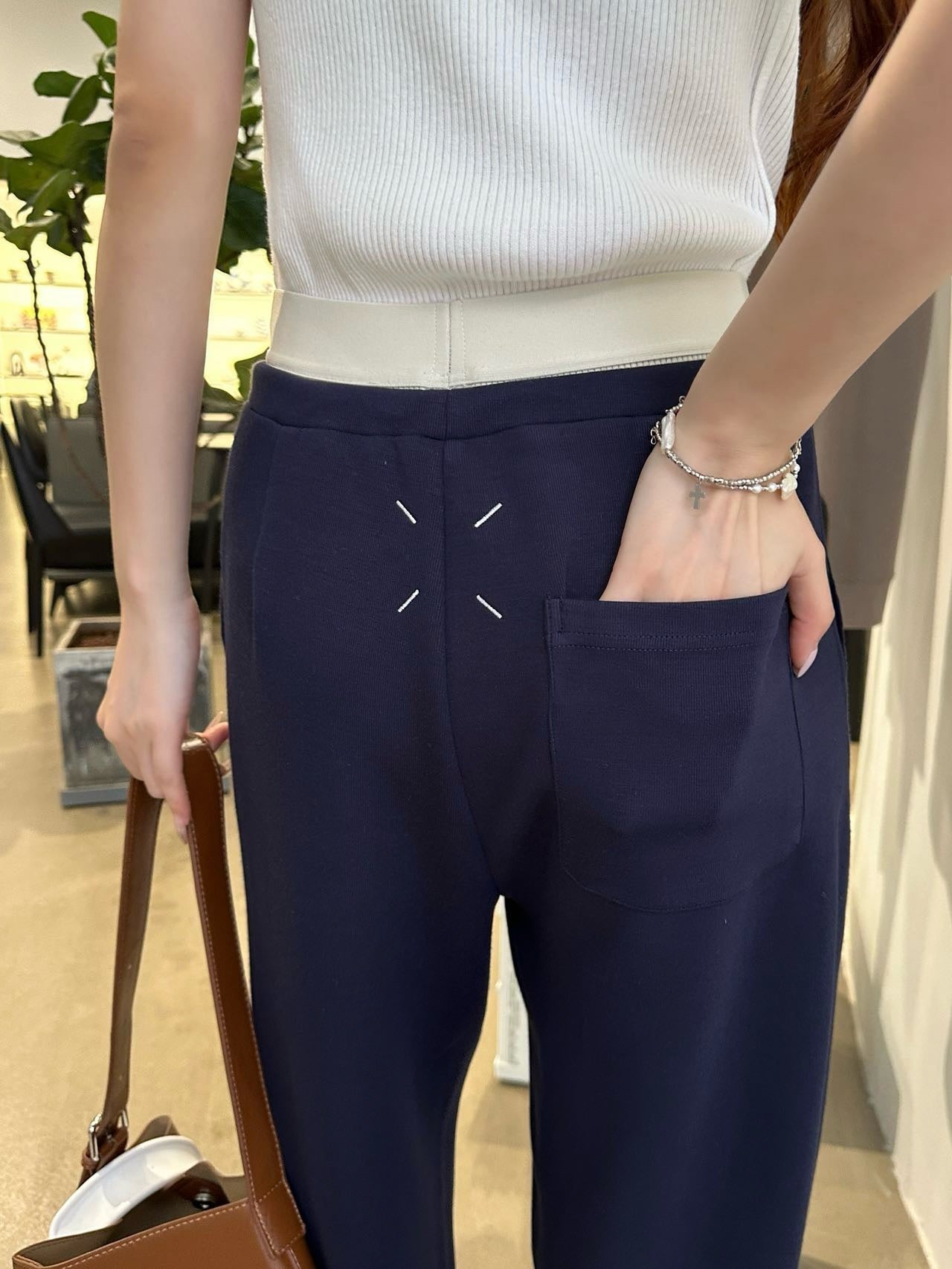 MMargi* 25ss elastic waist pants