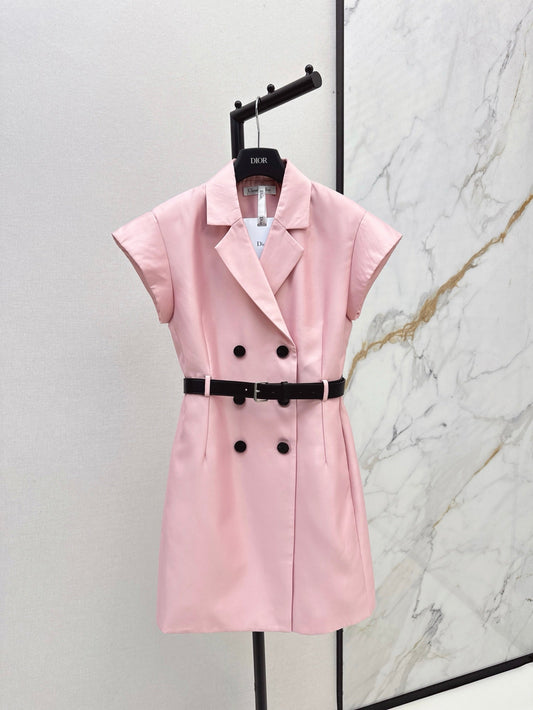 D*r 25ss Short Belted Dress