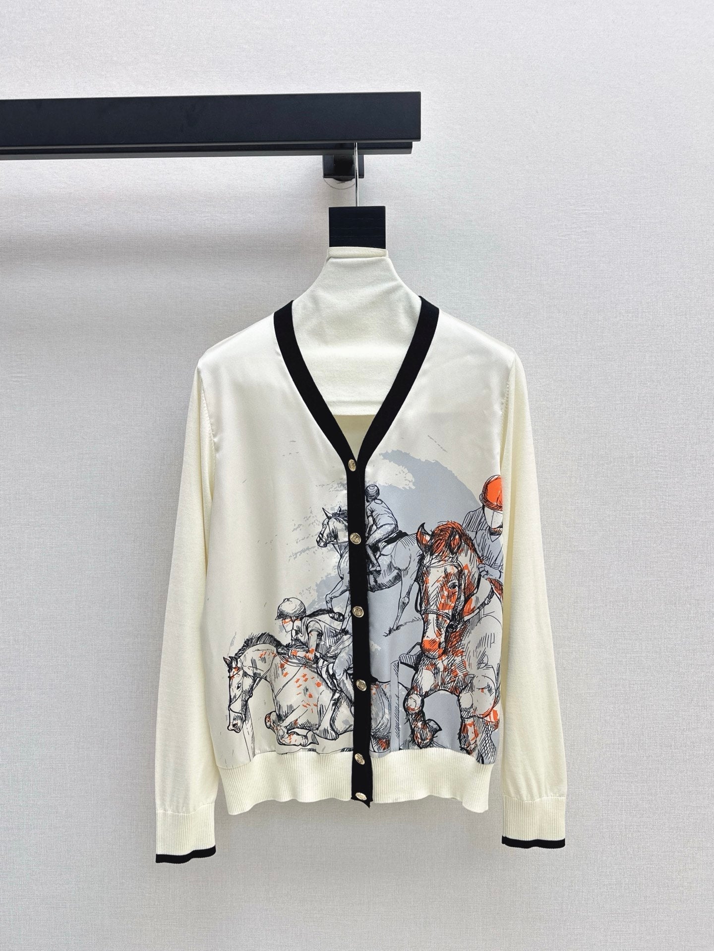 Herm* 25ss long-sleeve twillaine sweater