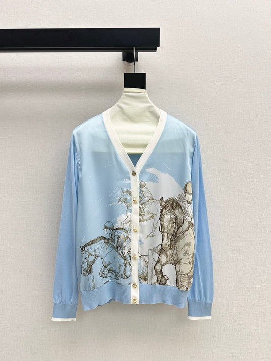 Herm* 25ss long-sleeve twillaine sweater