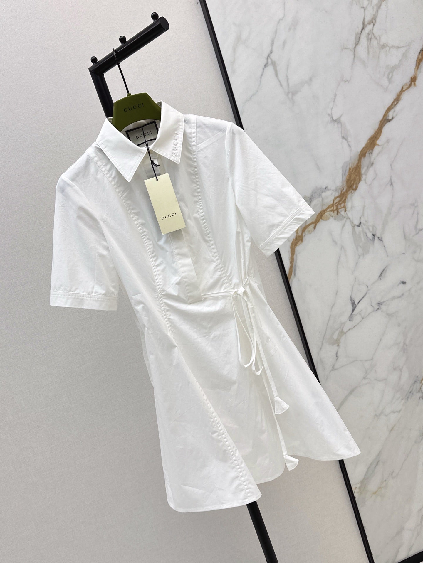 Gu* 25ss Waist shirt dress