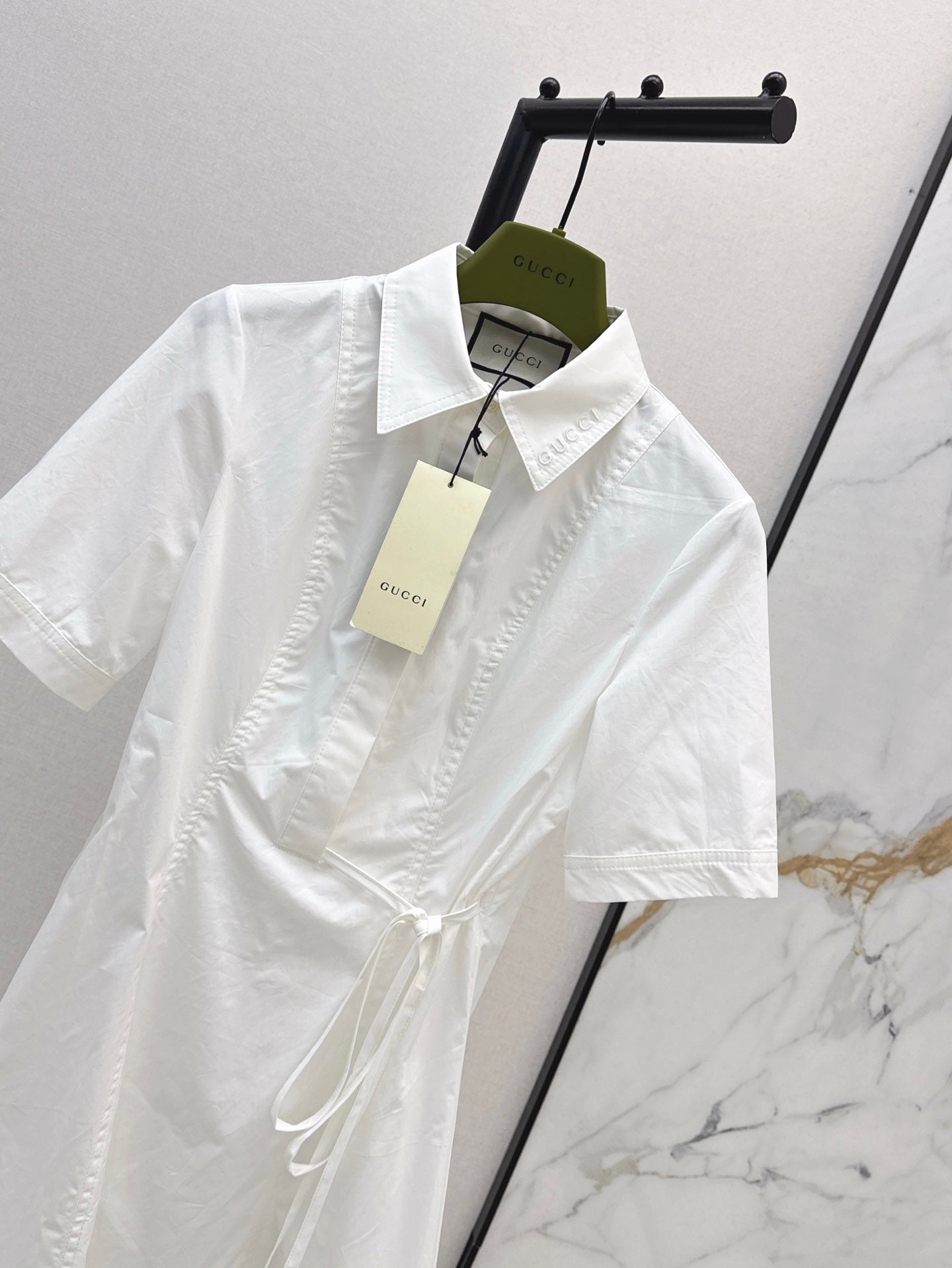 Gu* 25ss Waist shirt dress
