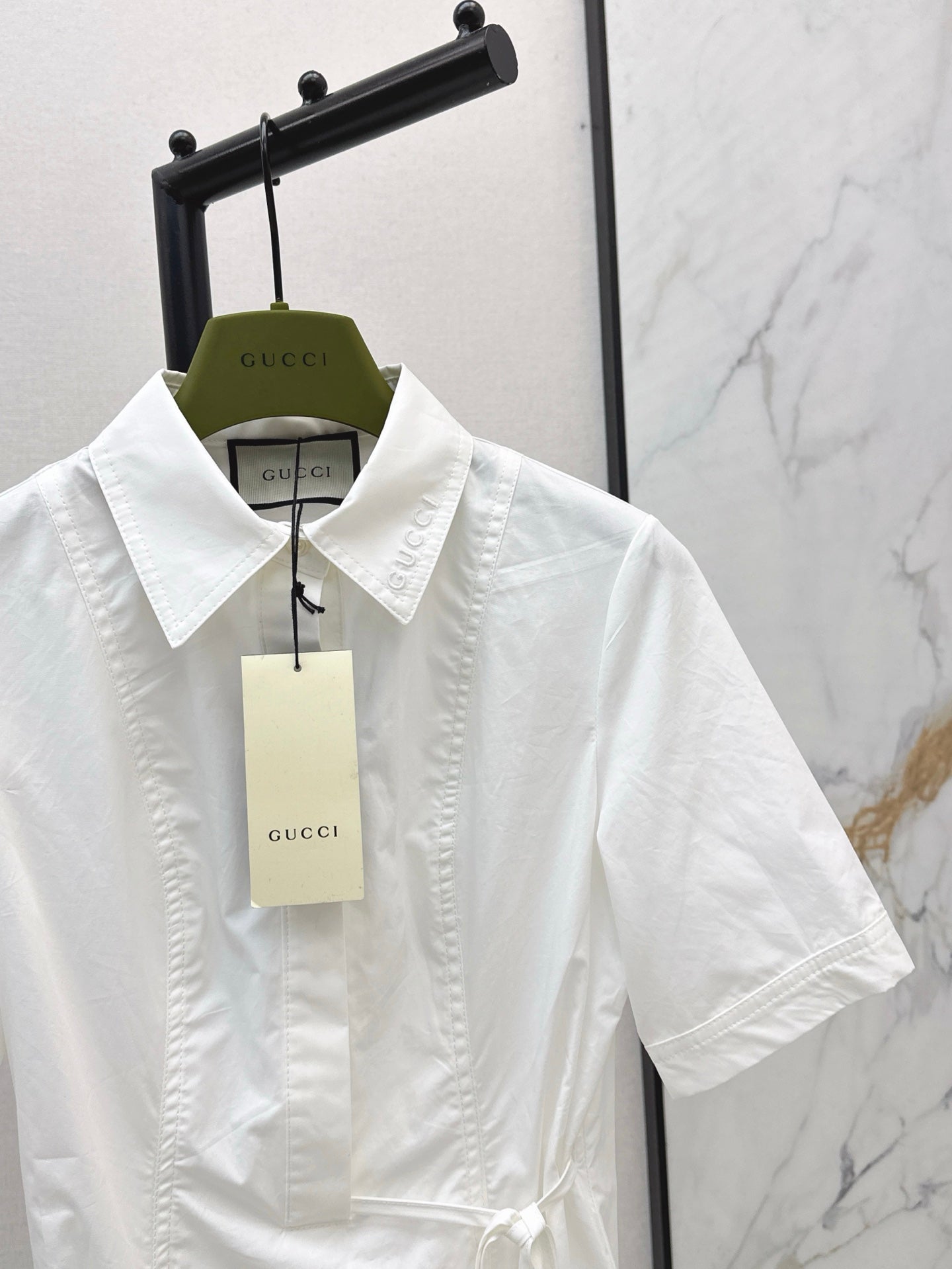 Gu* 25ss Waist shirt dress