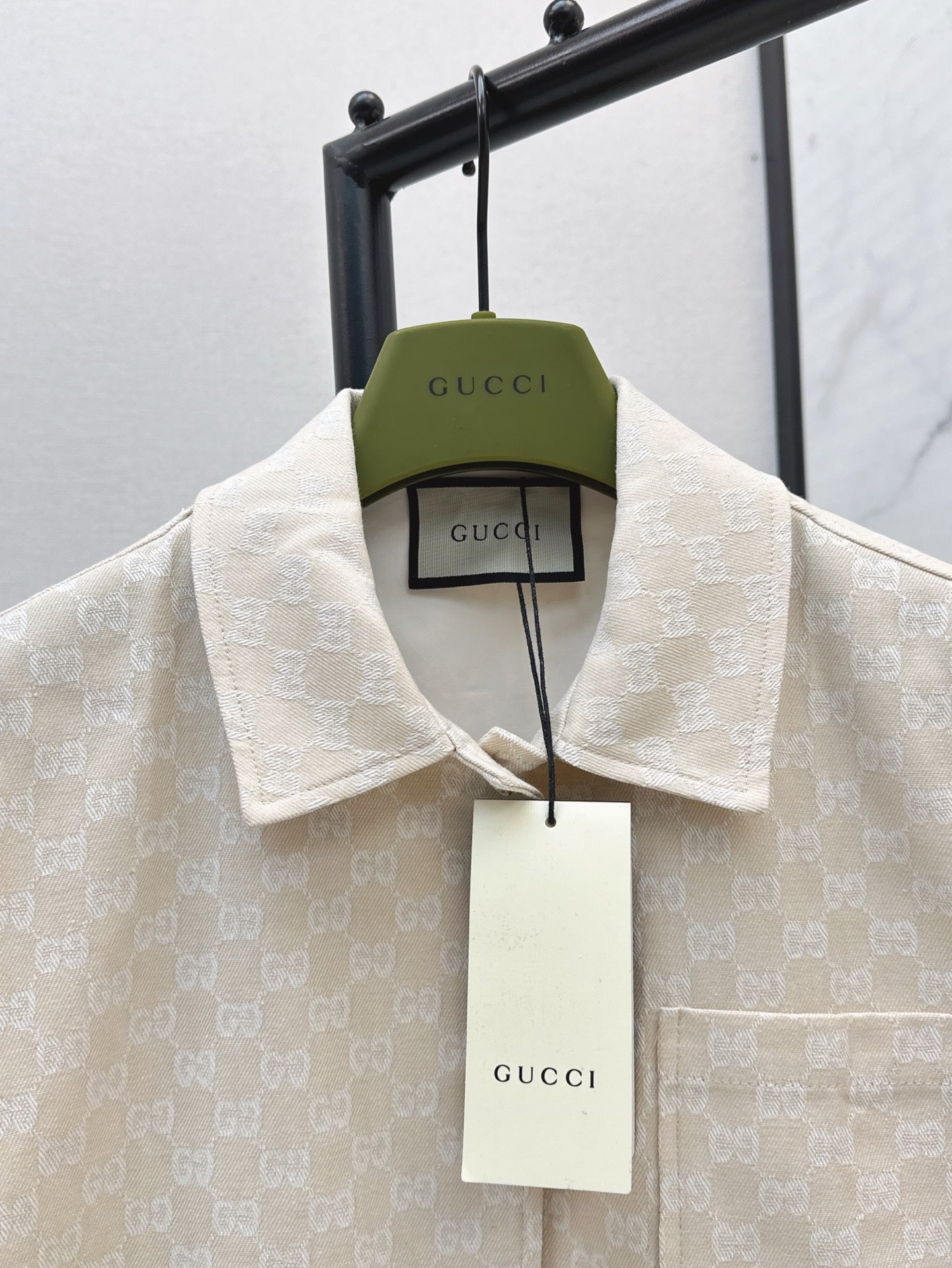 Gu*25ss GG jacquard cropped jacket