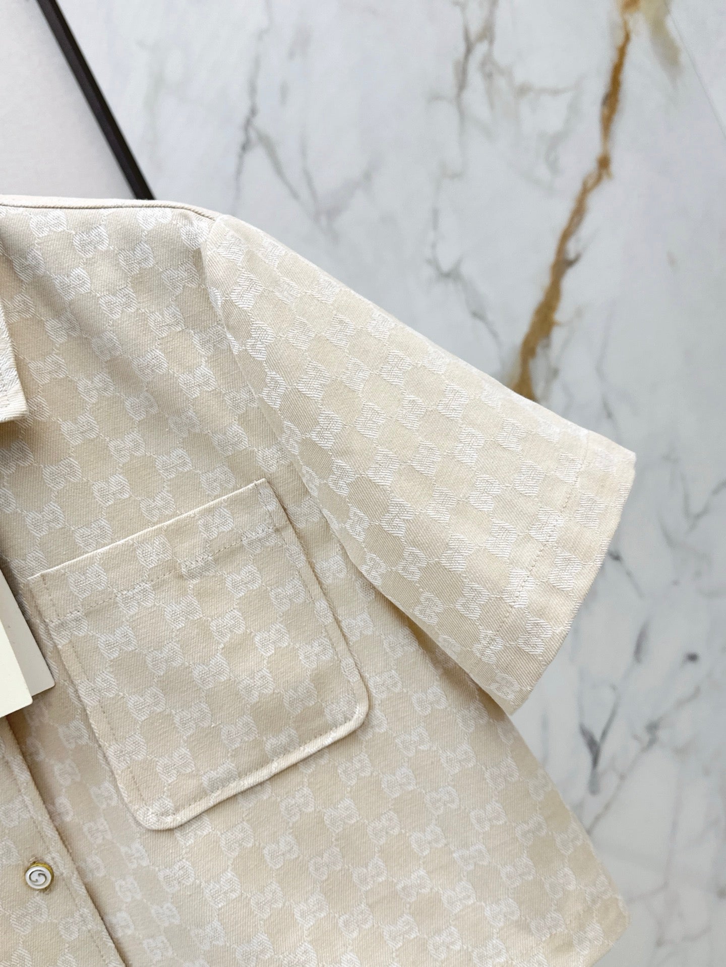 Gu*25ss GG jacquard cropped jacket