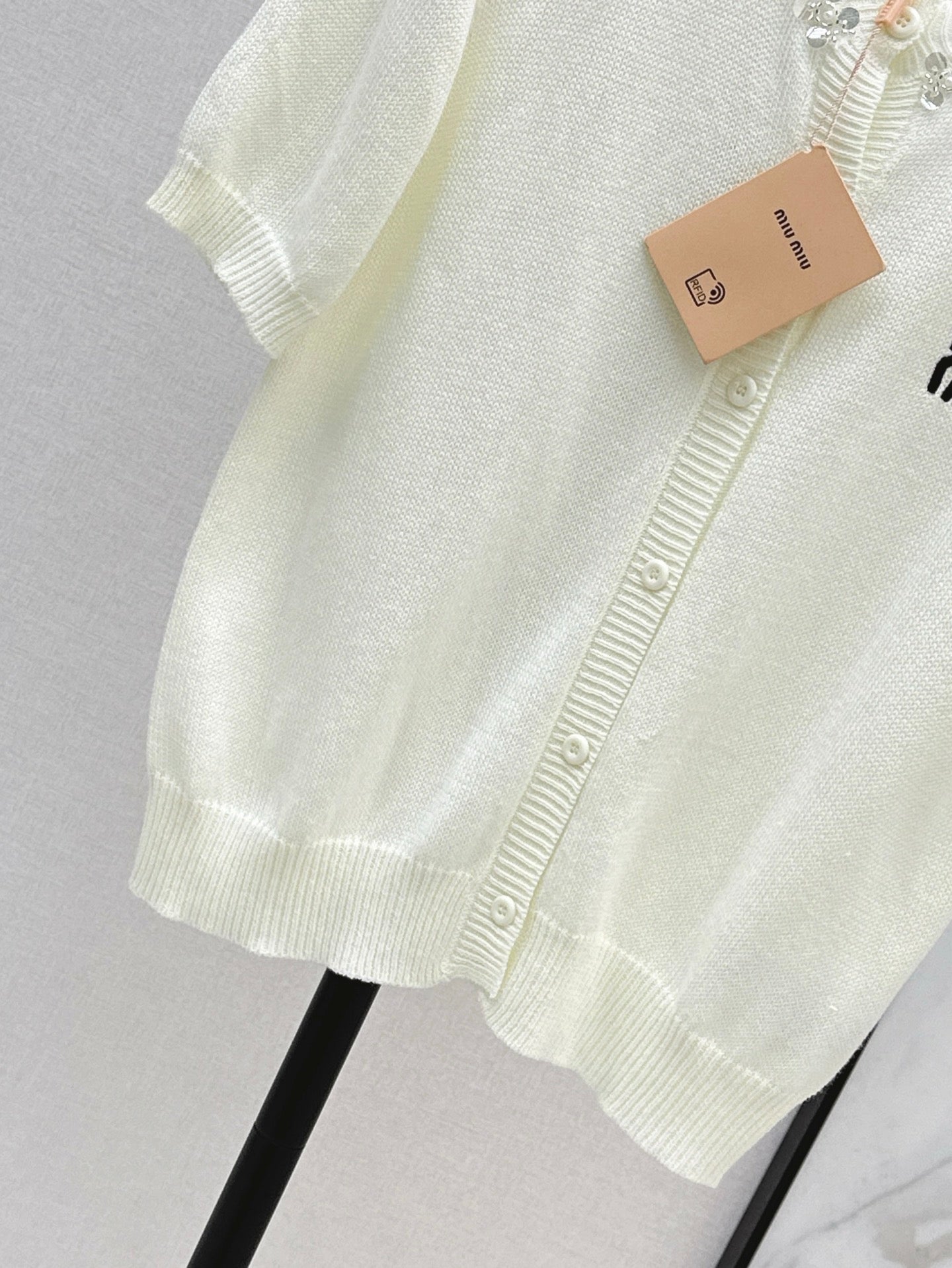 M*u 25ss cotton Knitted cardigan