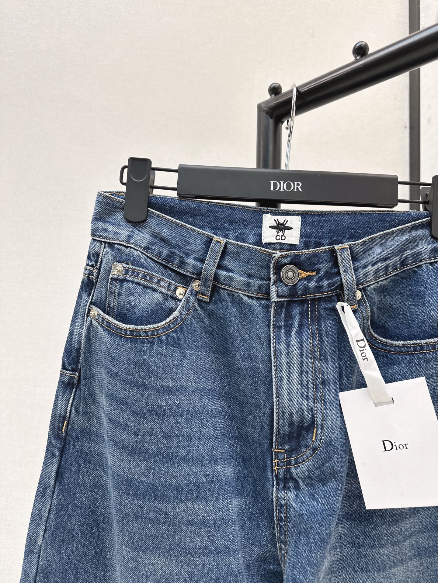 D*r 25ss Washed ripped denim pants