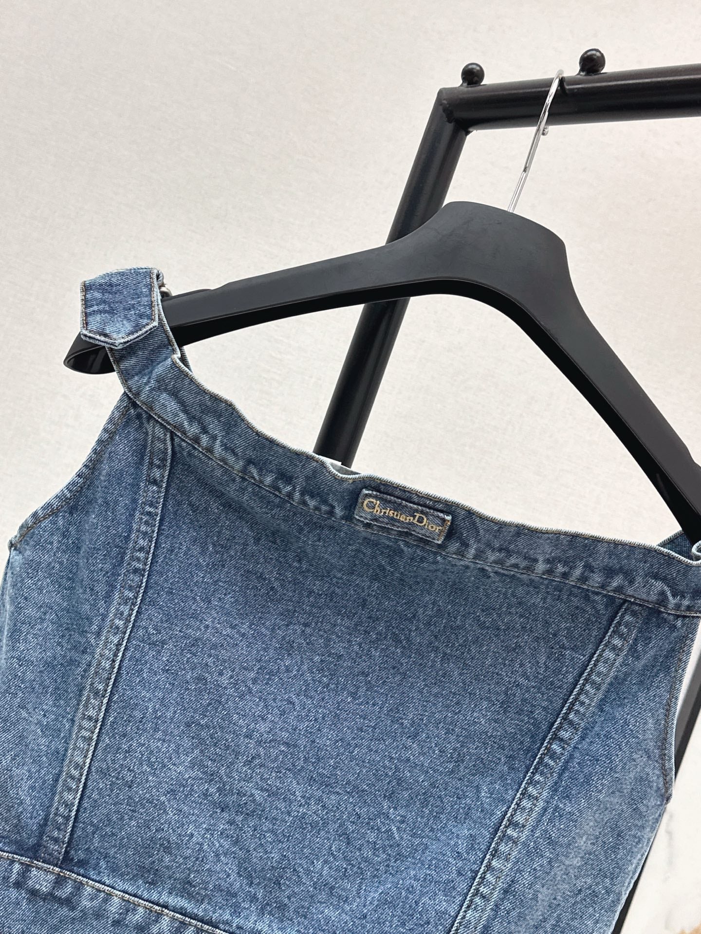 D*r 25ss Strapless denim top