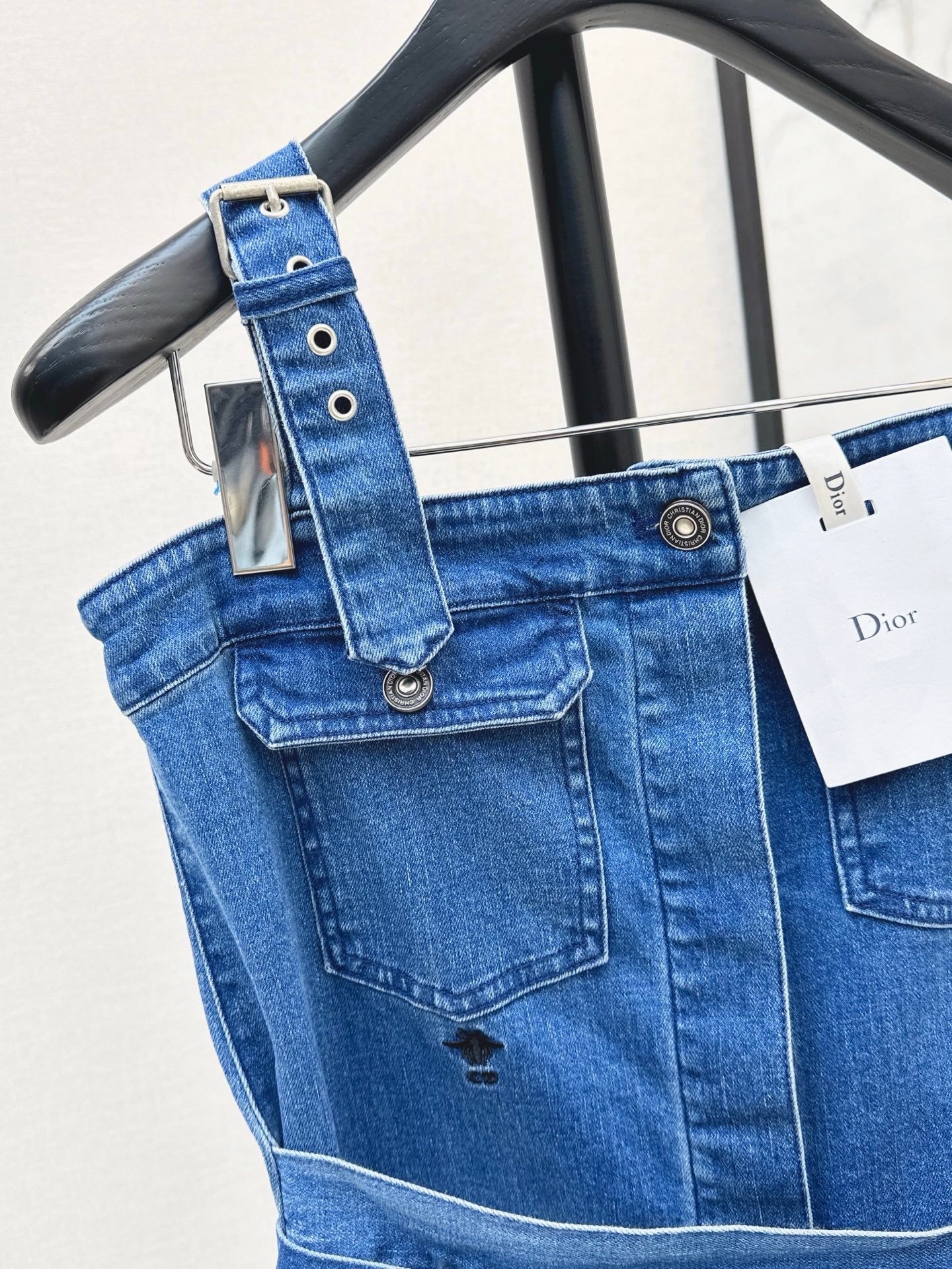 D*r 25ss Mid-Length Asymmetric Denim Dress