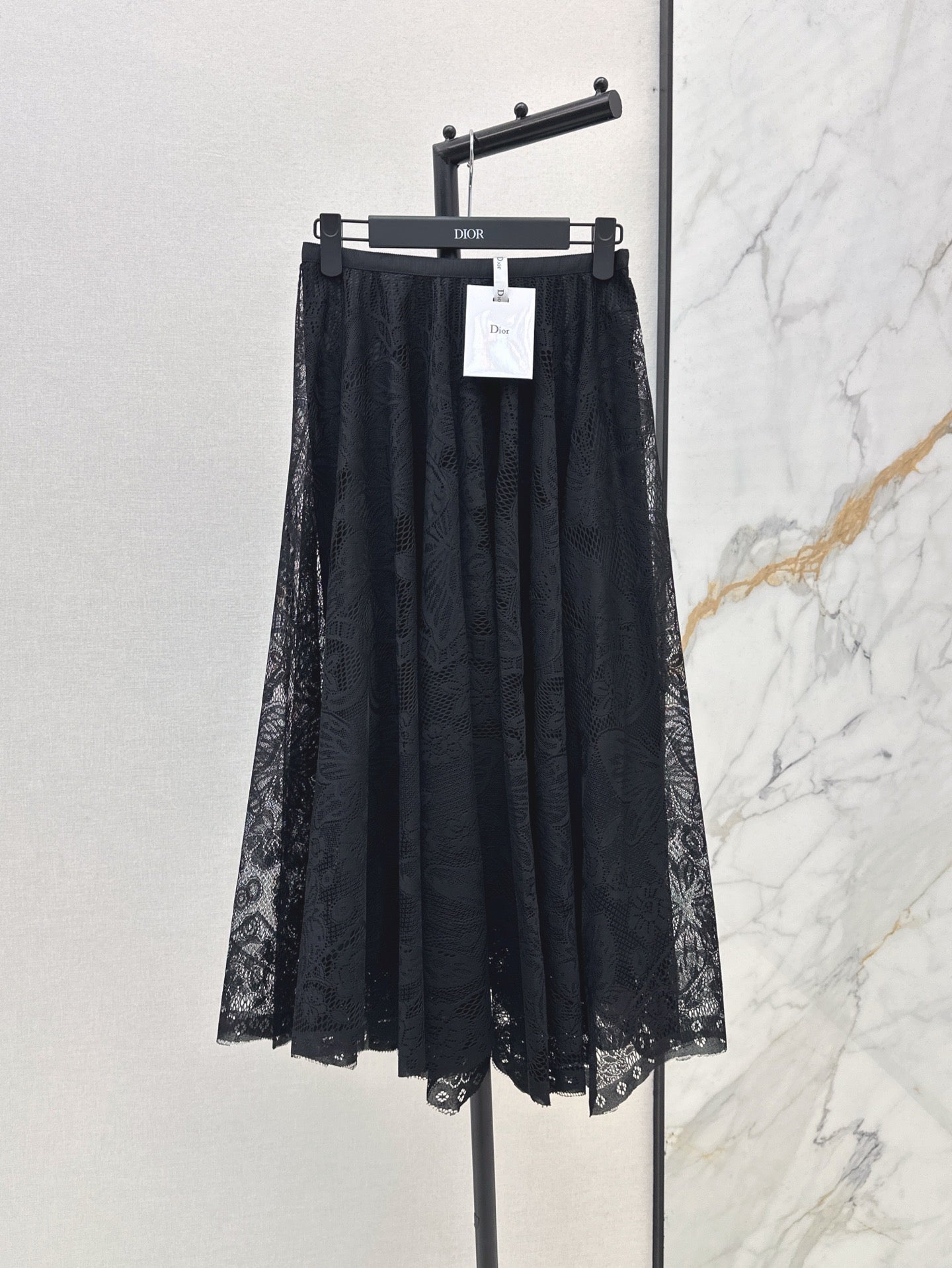 D*r 25ss Lace Flared Mid-Length Skirt