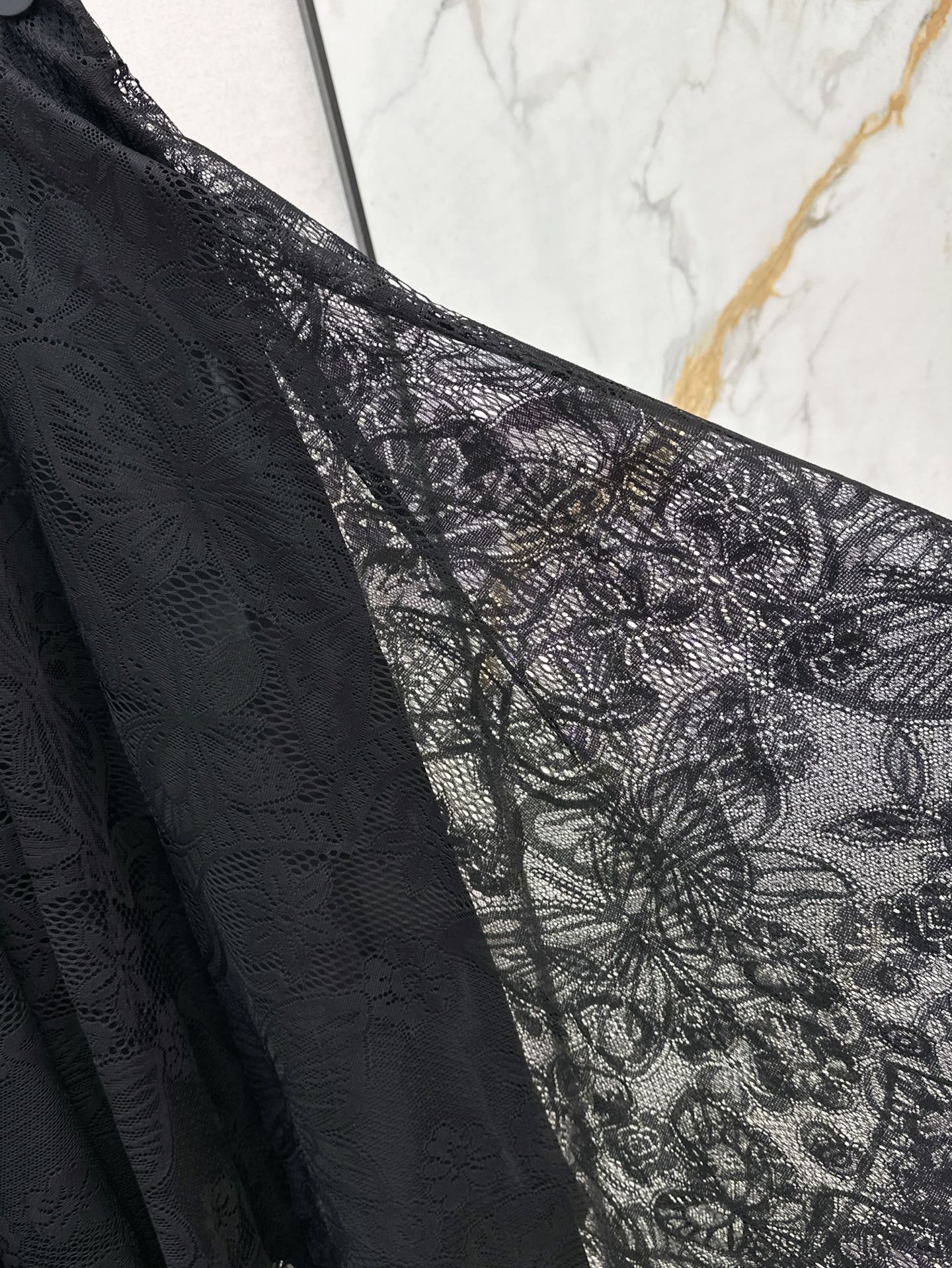 D*r 25ss Lace Flared Mid-Length Skirt