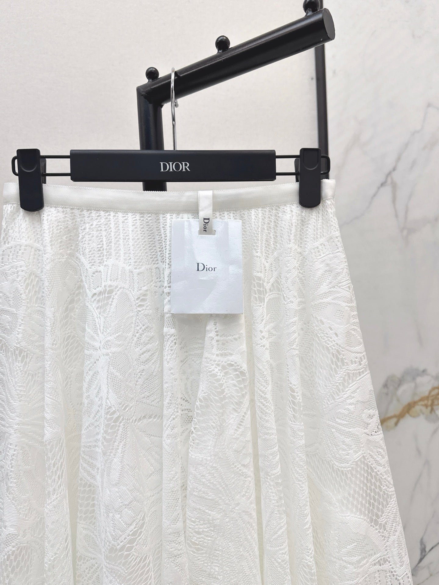 D*r 25ss Lace Flared Mid-Length Skirt