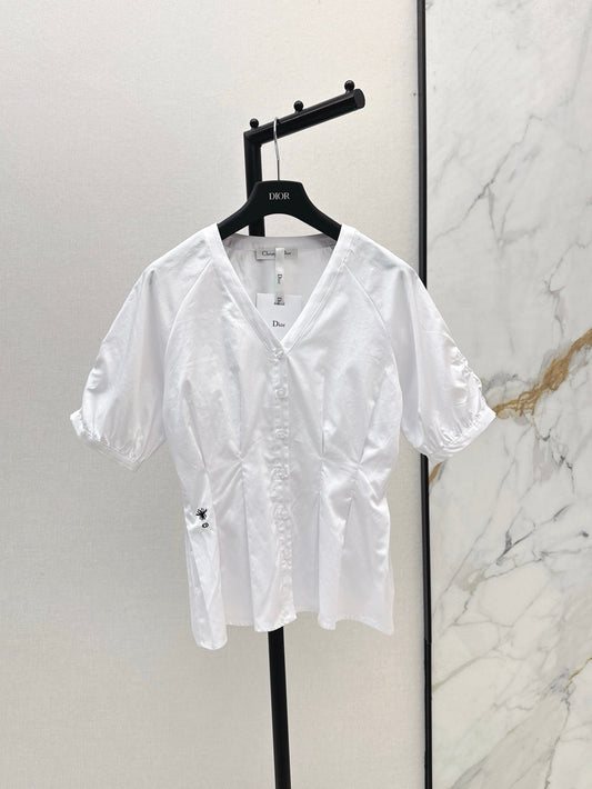 D*r 25ss embroidered cotton shirt