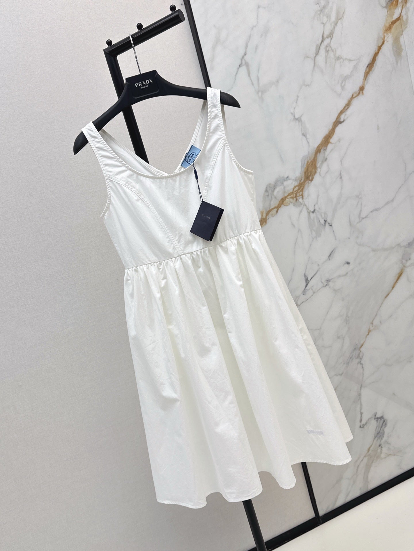 Pra* 25ss Cotton canvas dress