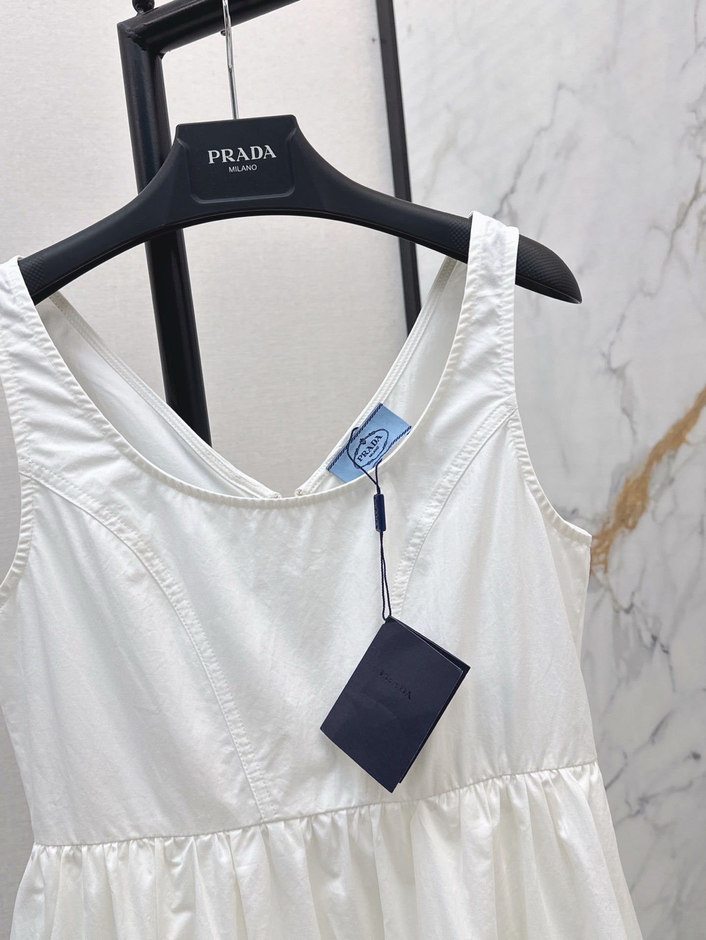 Pra* 25ss Cotton canvas dress