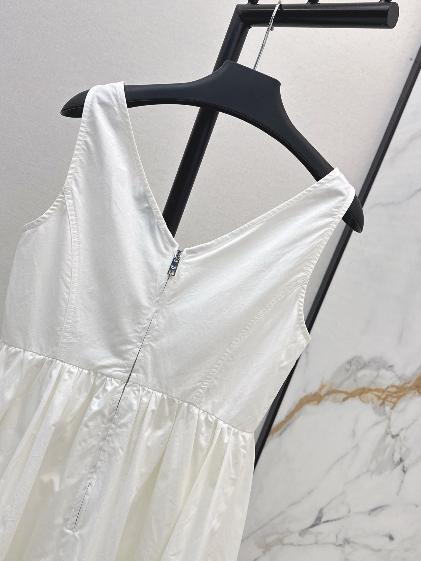 Pra* 25ss Cotton canvas dress