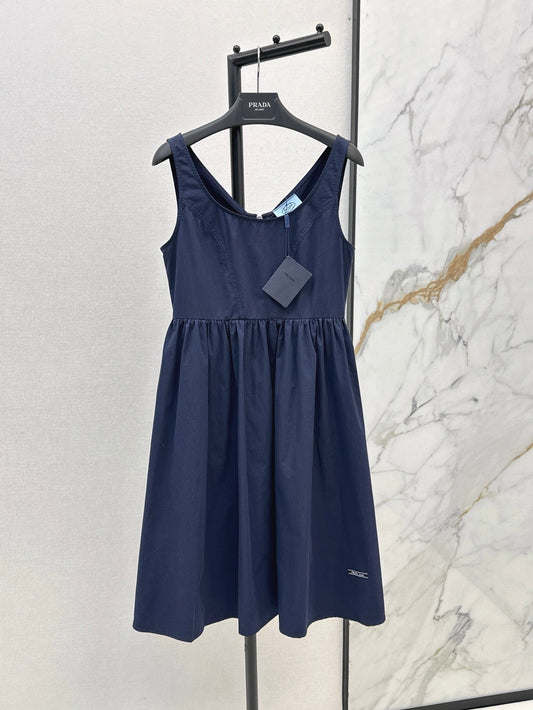 Pra* 25ss Cotton canvas dress