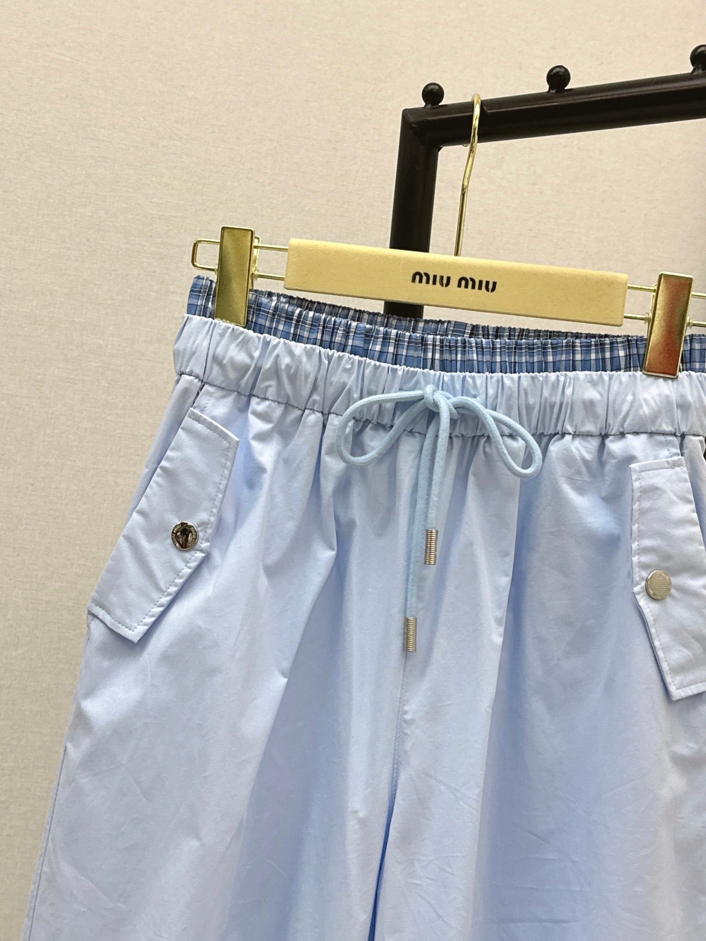 M*u 25ss cotton wide-leg  cargo pants