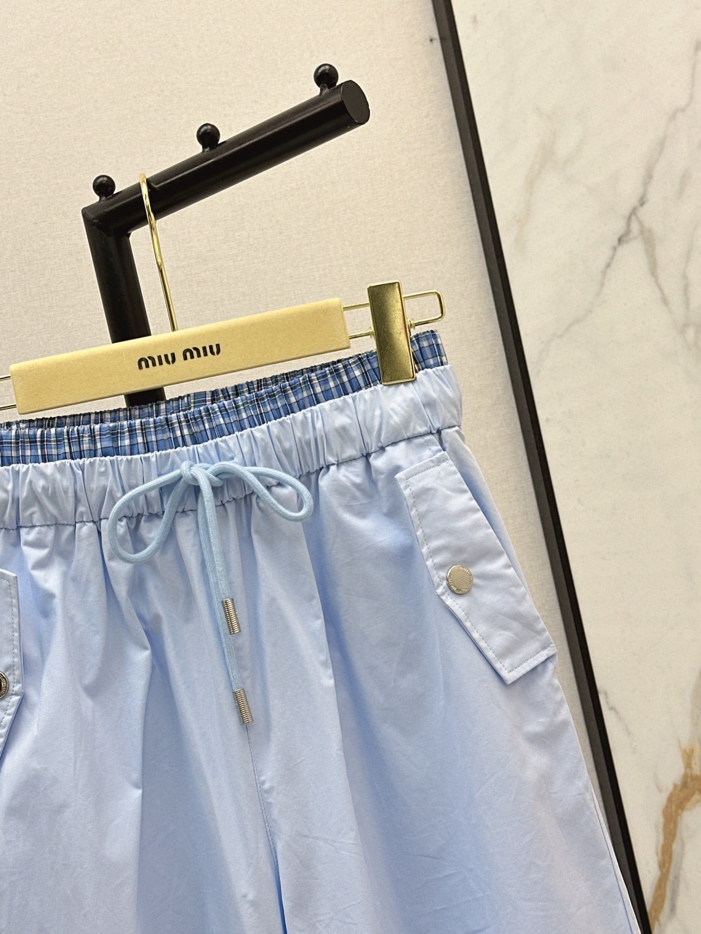 M*u 25ss cotton wide-leg  cargo pants