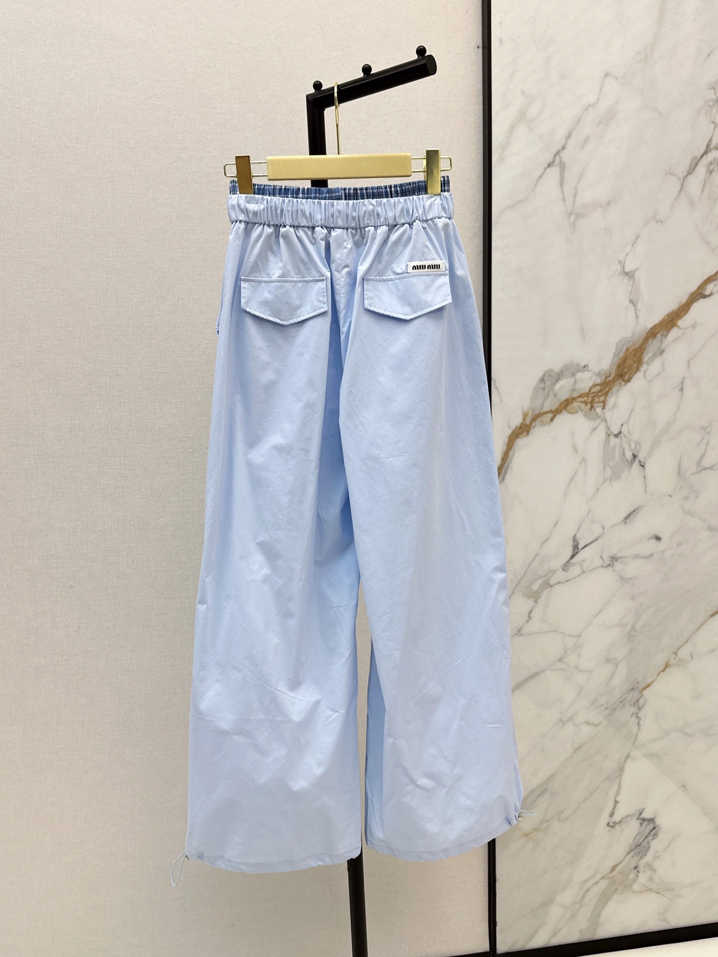 M*u 25ss cotton wide-leg  cargo pants