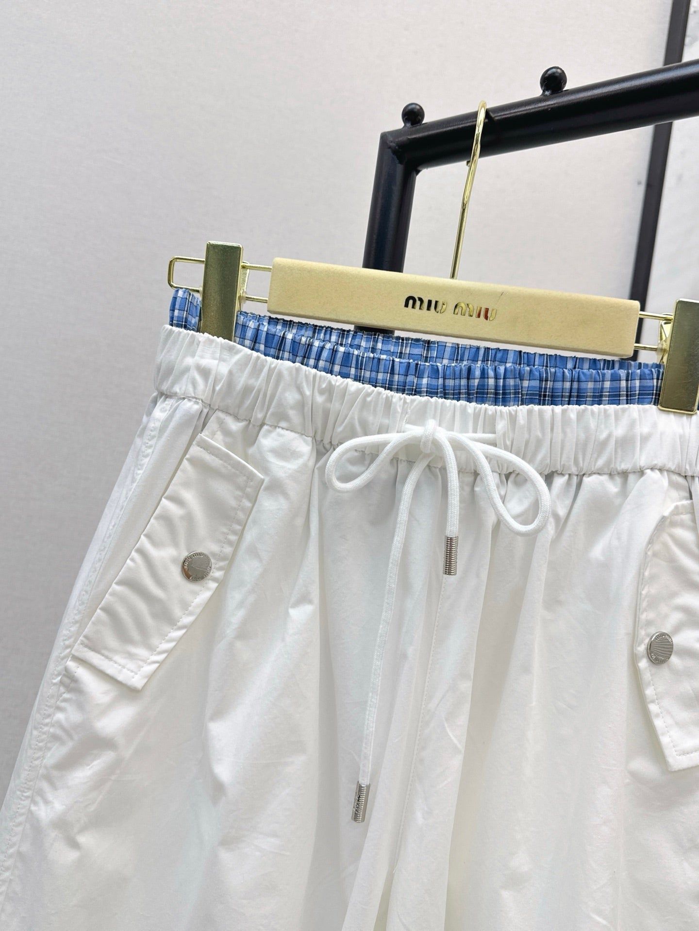 M*u 25ss cotton wide-leg  cargo pants