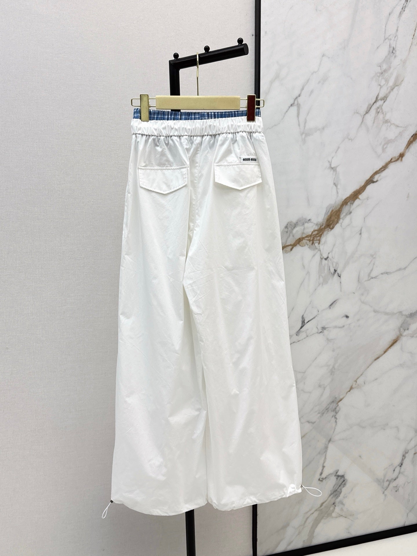 M*u 25ss cotton wide-leg  cargo pants