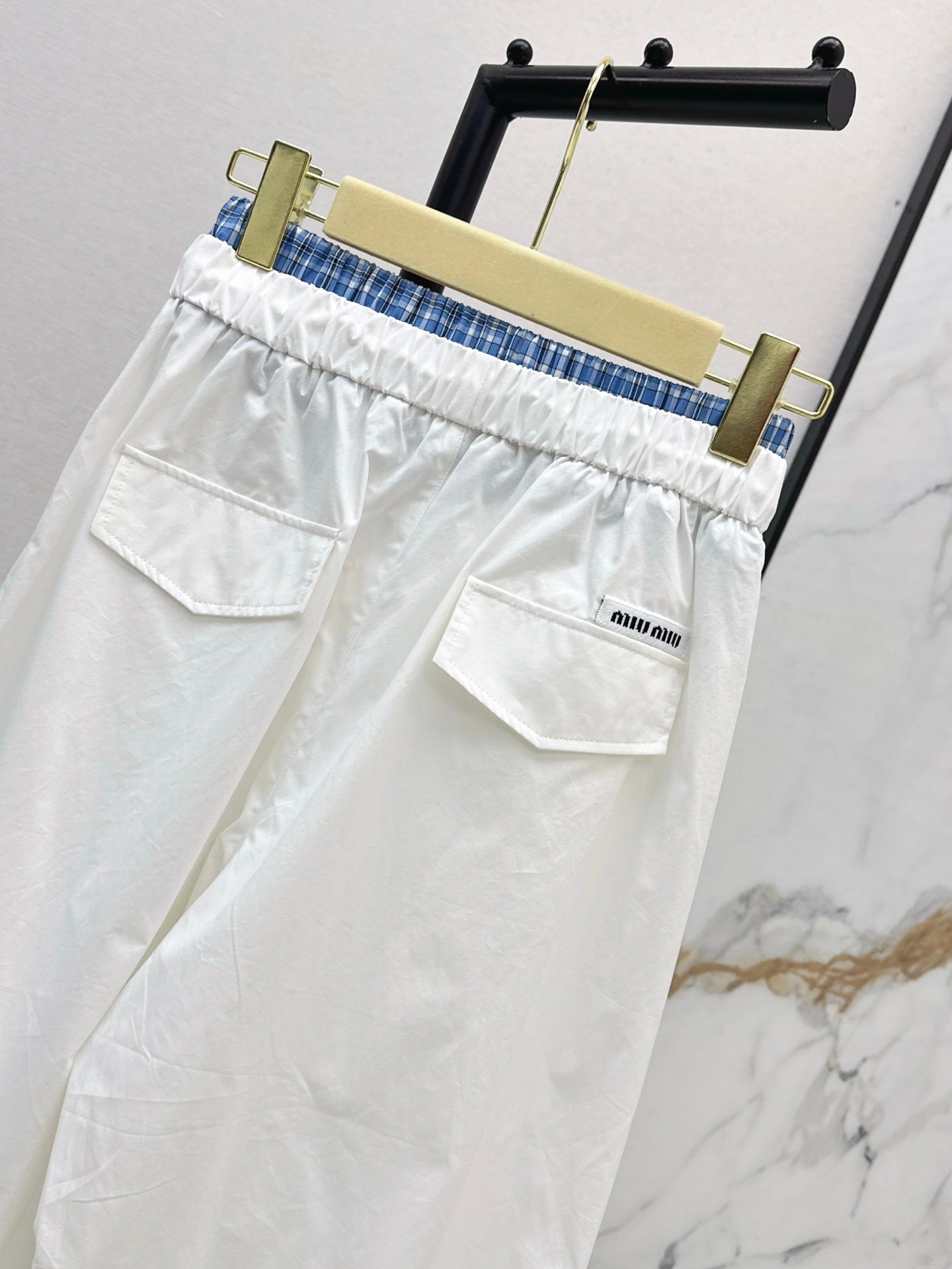 M*u 25ss cotton wide-leg  cargo pants