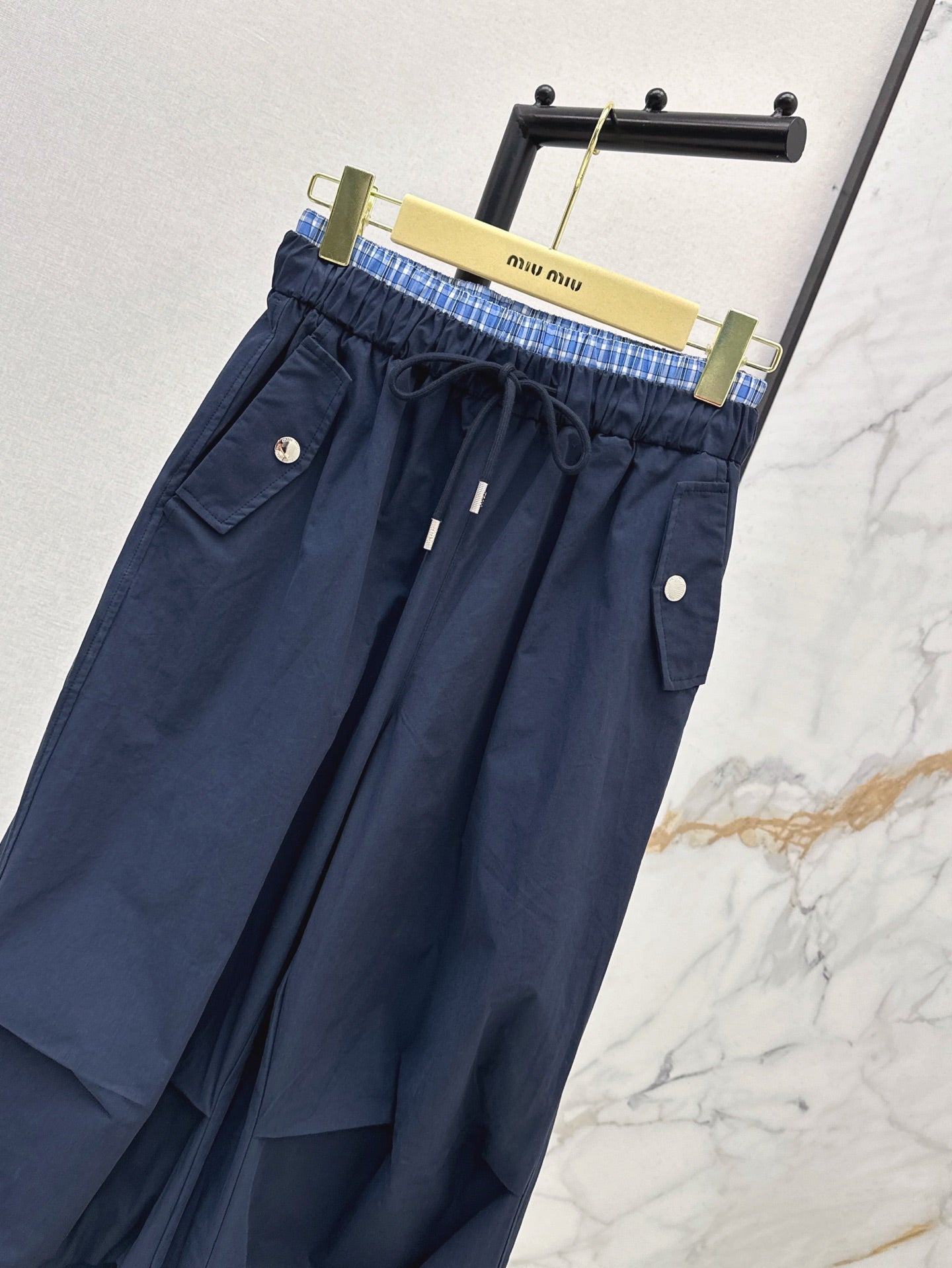 M*u 25ss cotton wide-leg  cargo pants