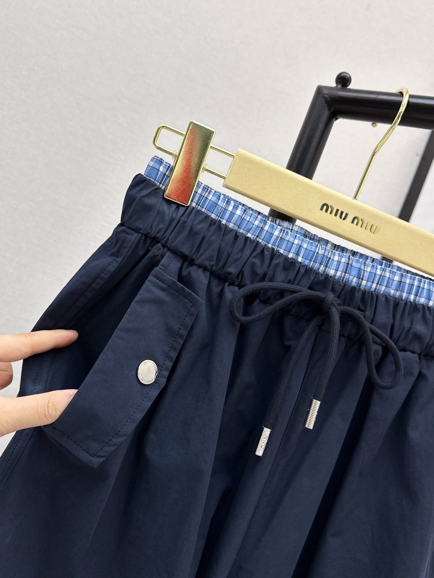 M*u 25ss cotton wide-leg  cargo pants