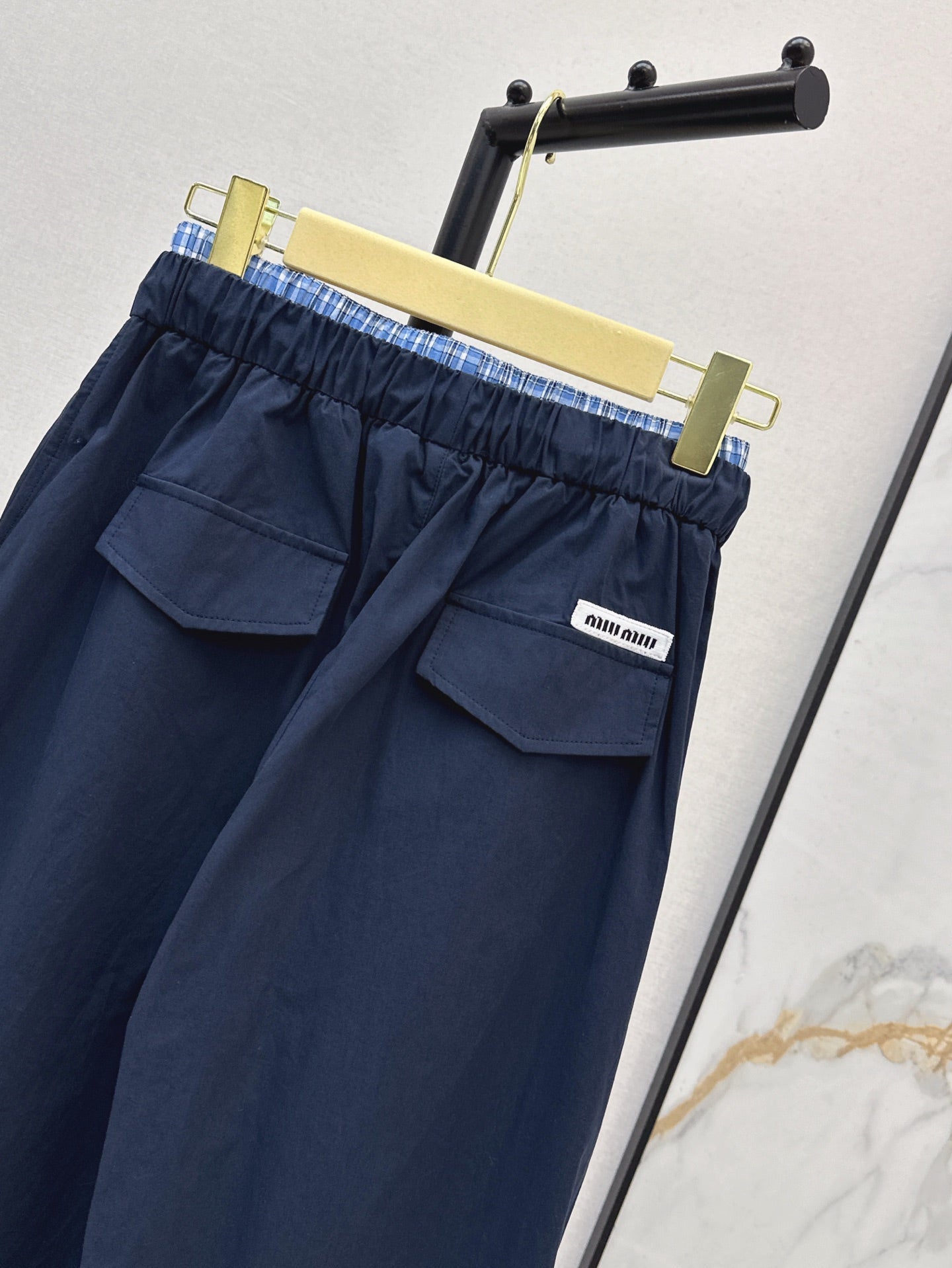 M*u 25ss cotton wide-leg  cargo pants