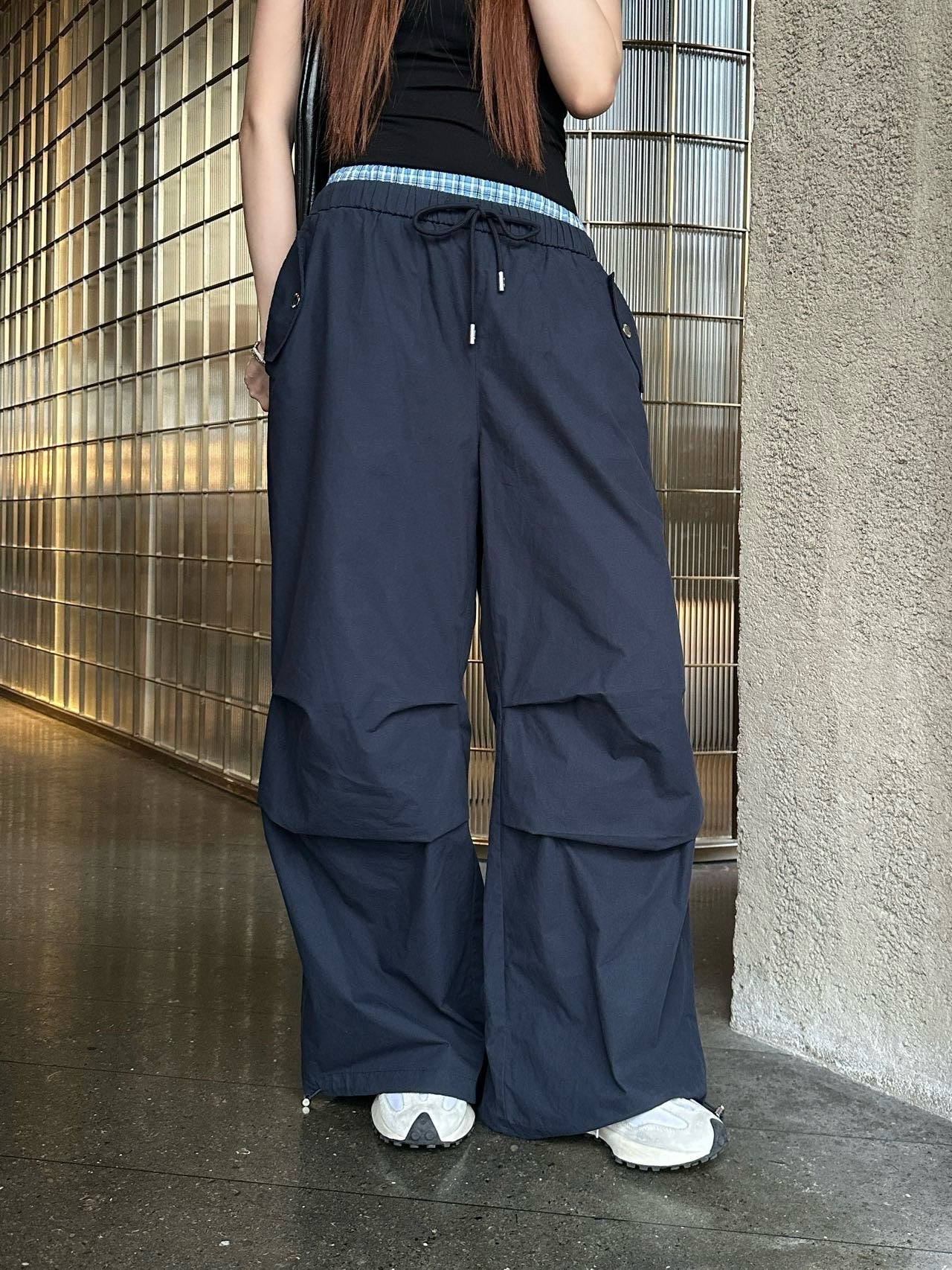 M*u 25ss cotton wide-leg  cargo pants