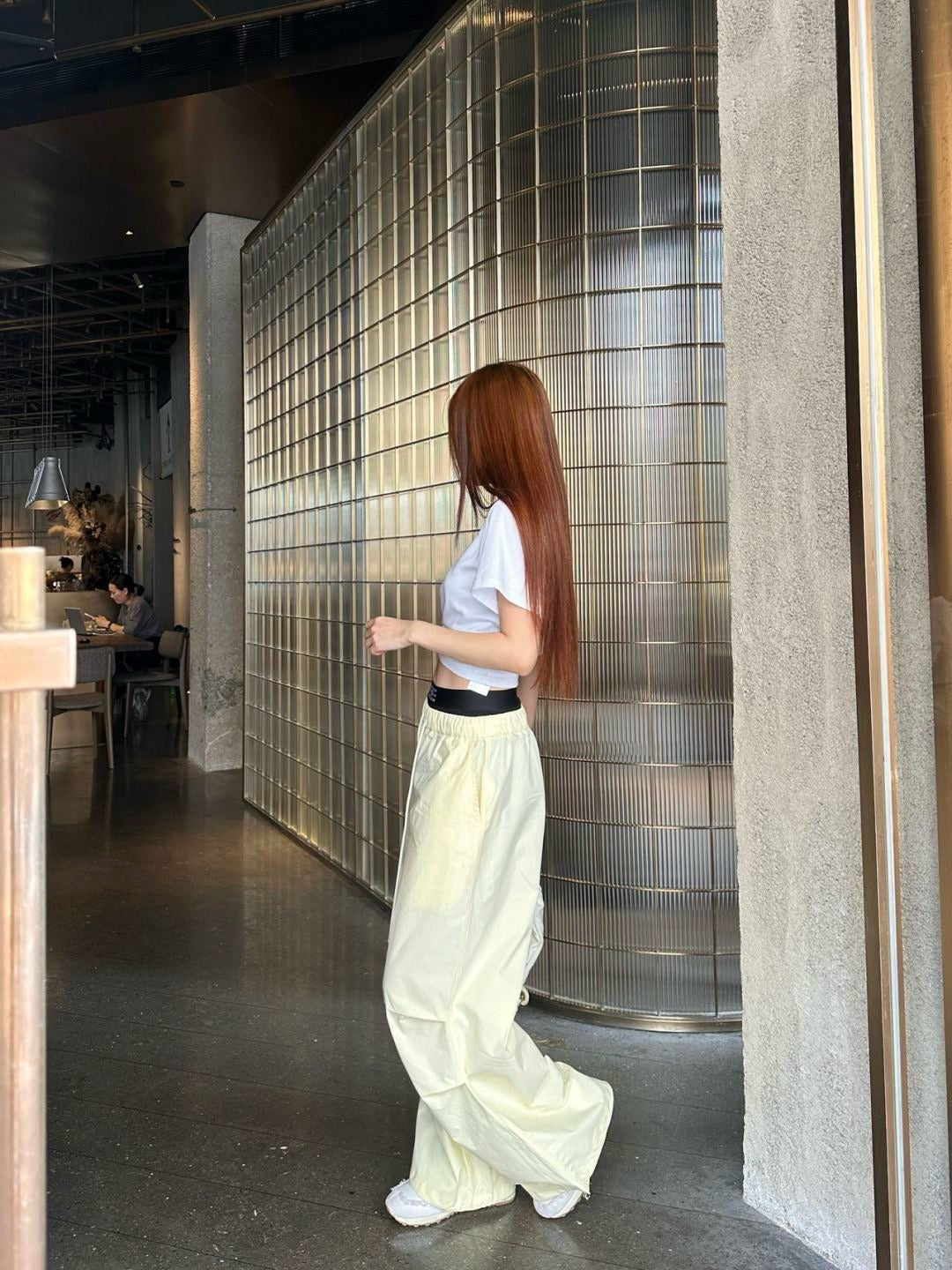 MMargi* 25ss cotton wide-leg  cargo pants