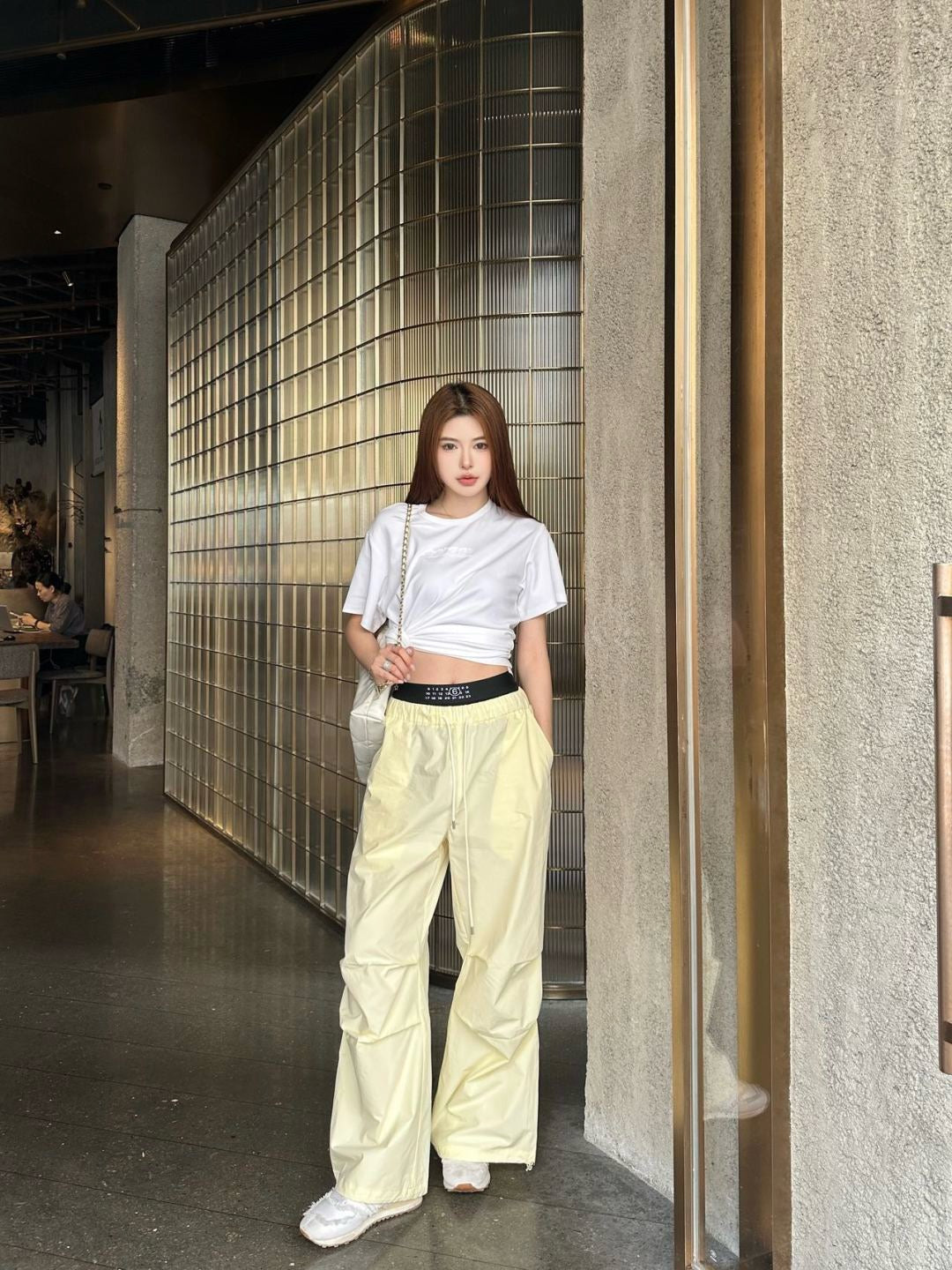 MMargi* 25ss cotton wide-leg  cargo pants