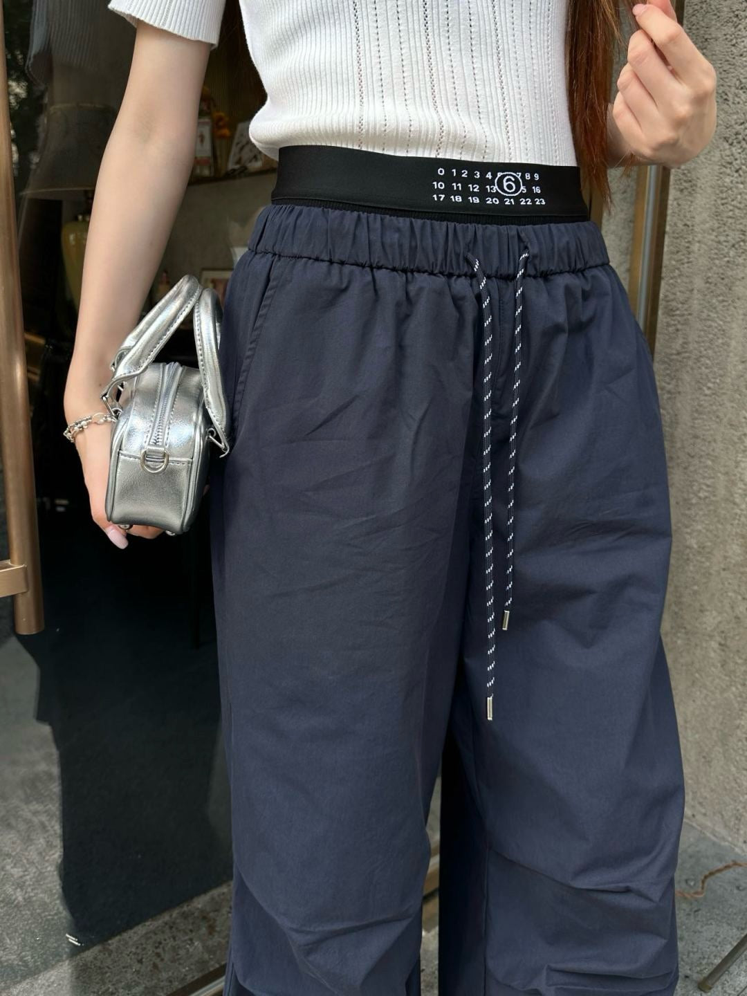 MMargi* 25ss cotton wide-leg  cargo pants