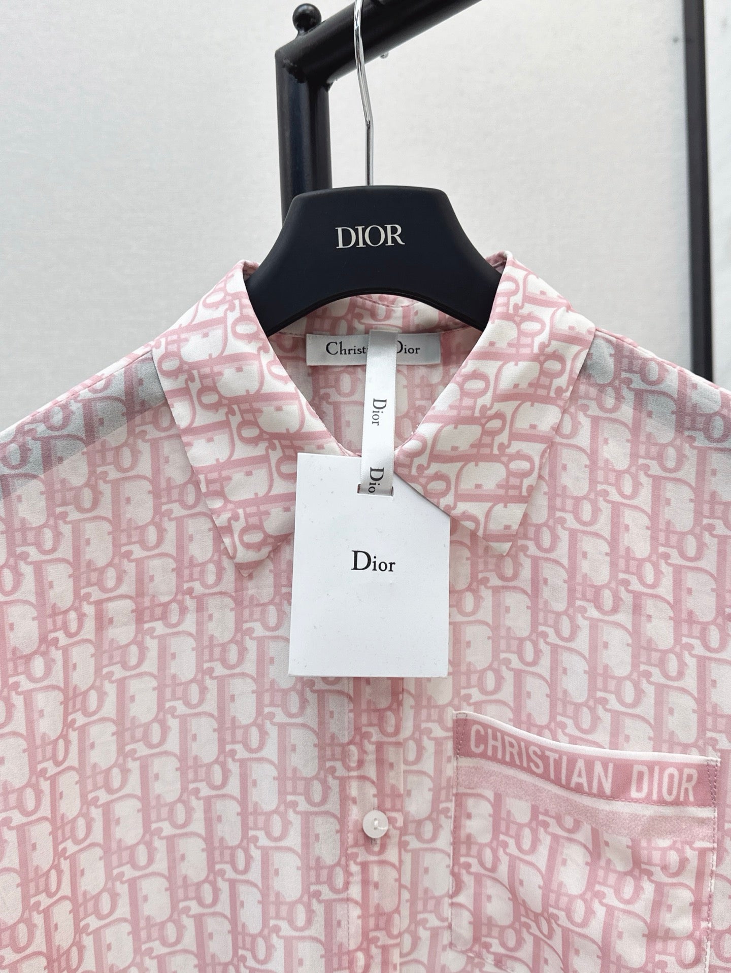 D*r 25ss Oblique printed shirt