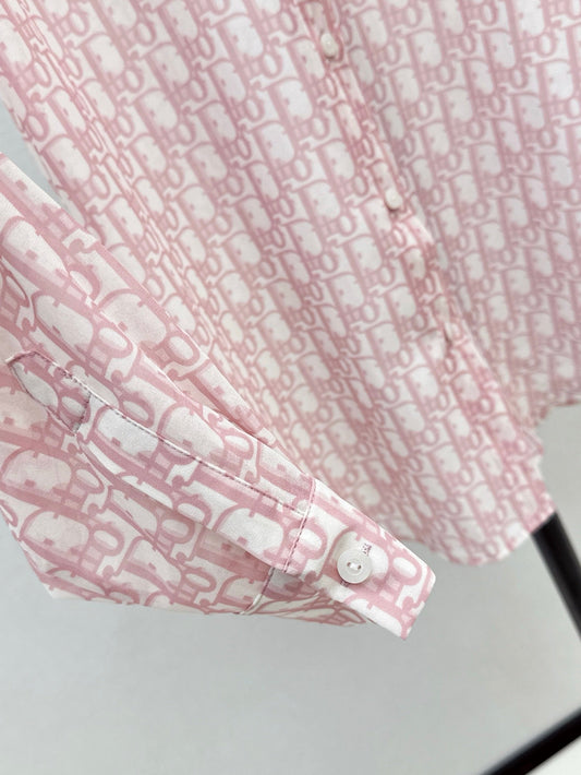 D*r 25ss Oblique printed shirt