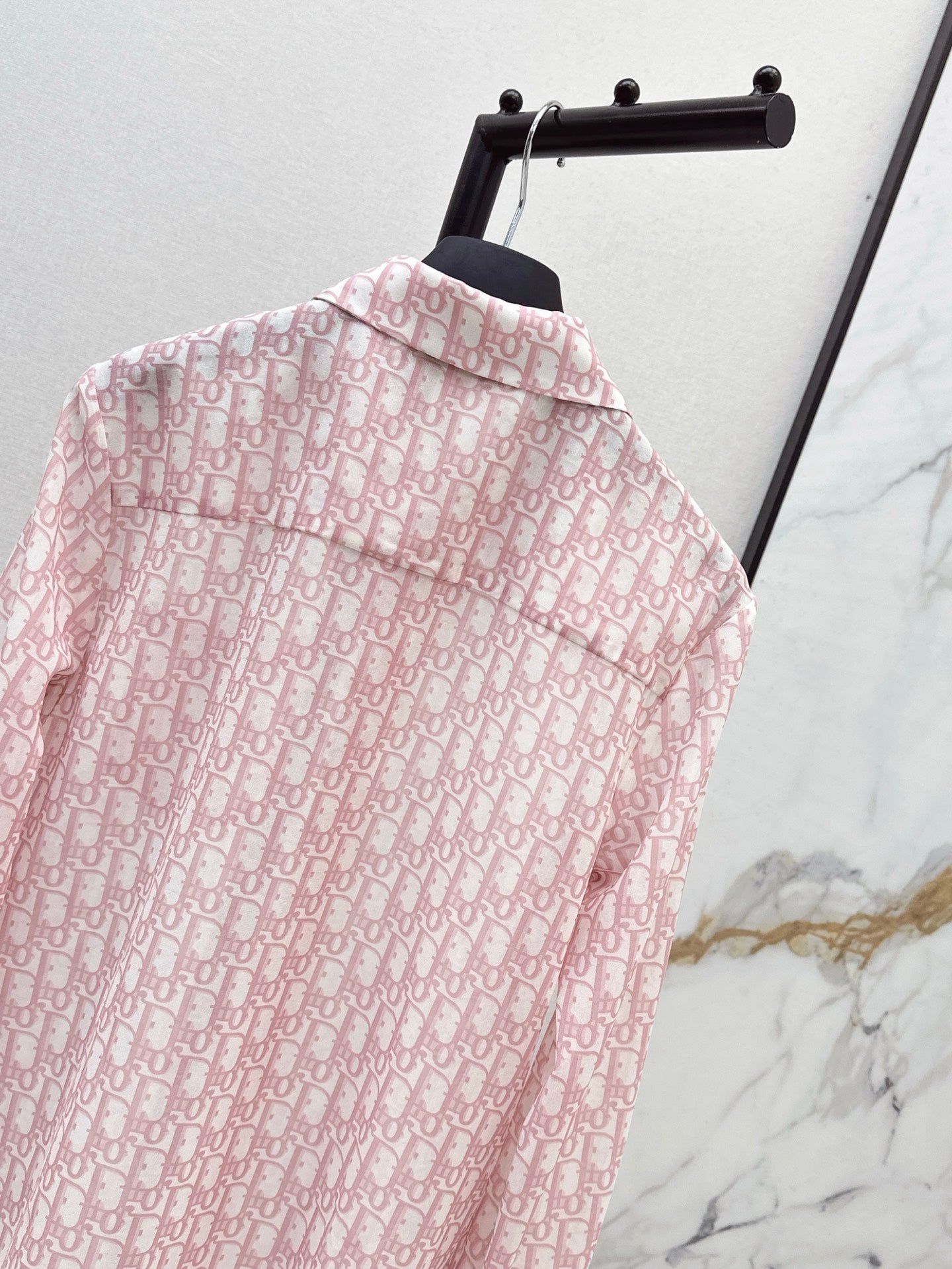 D*r 25ss Oblique printed shirt