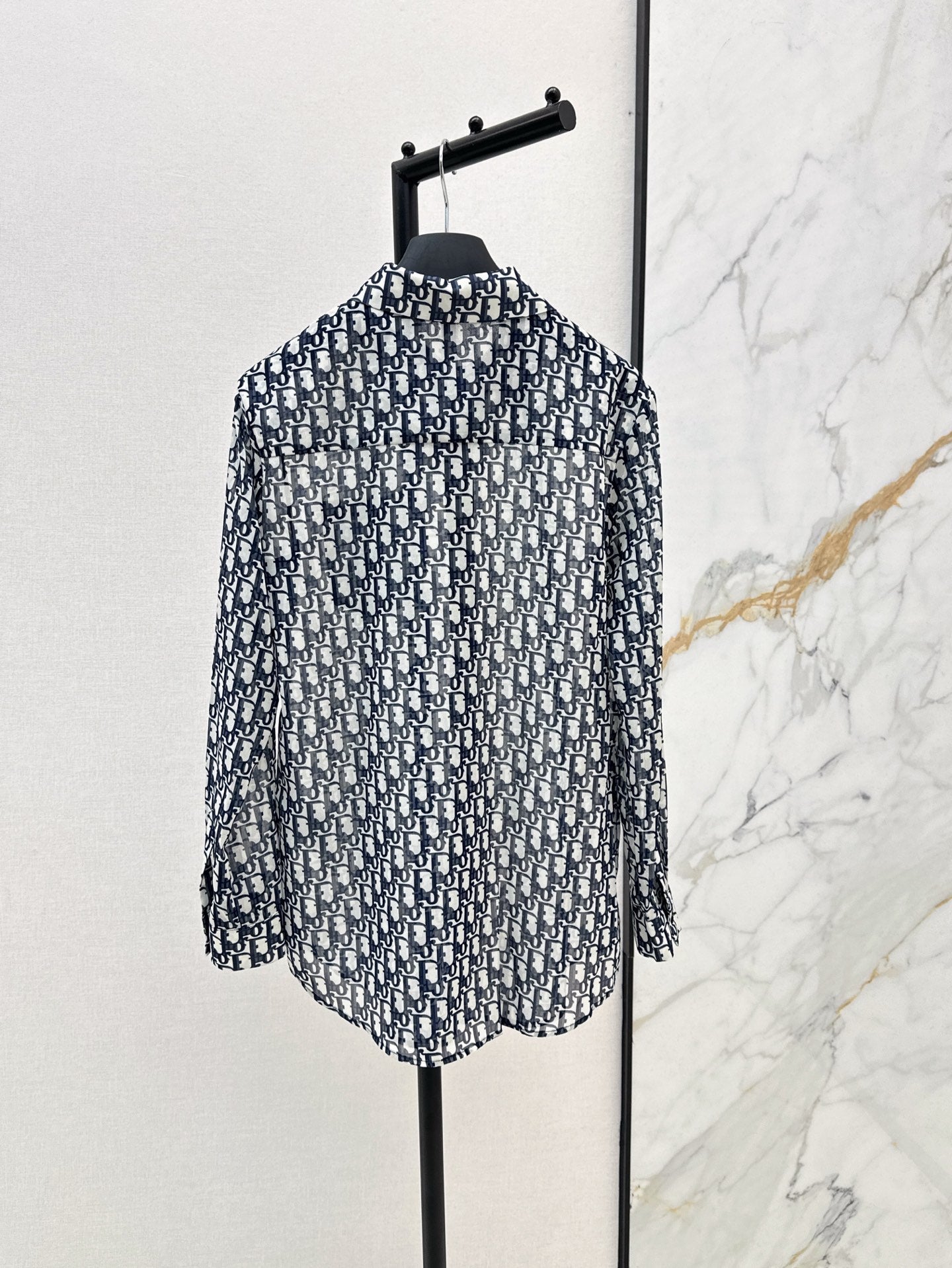 D*r 25ss Oblique printed shirt