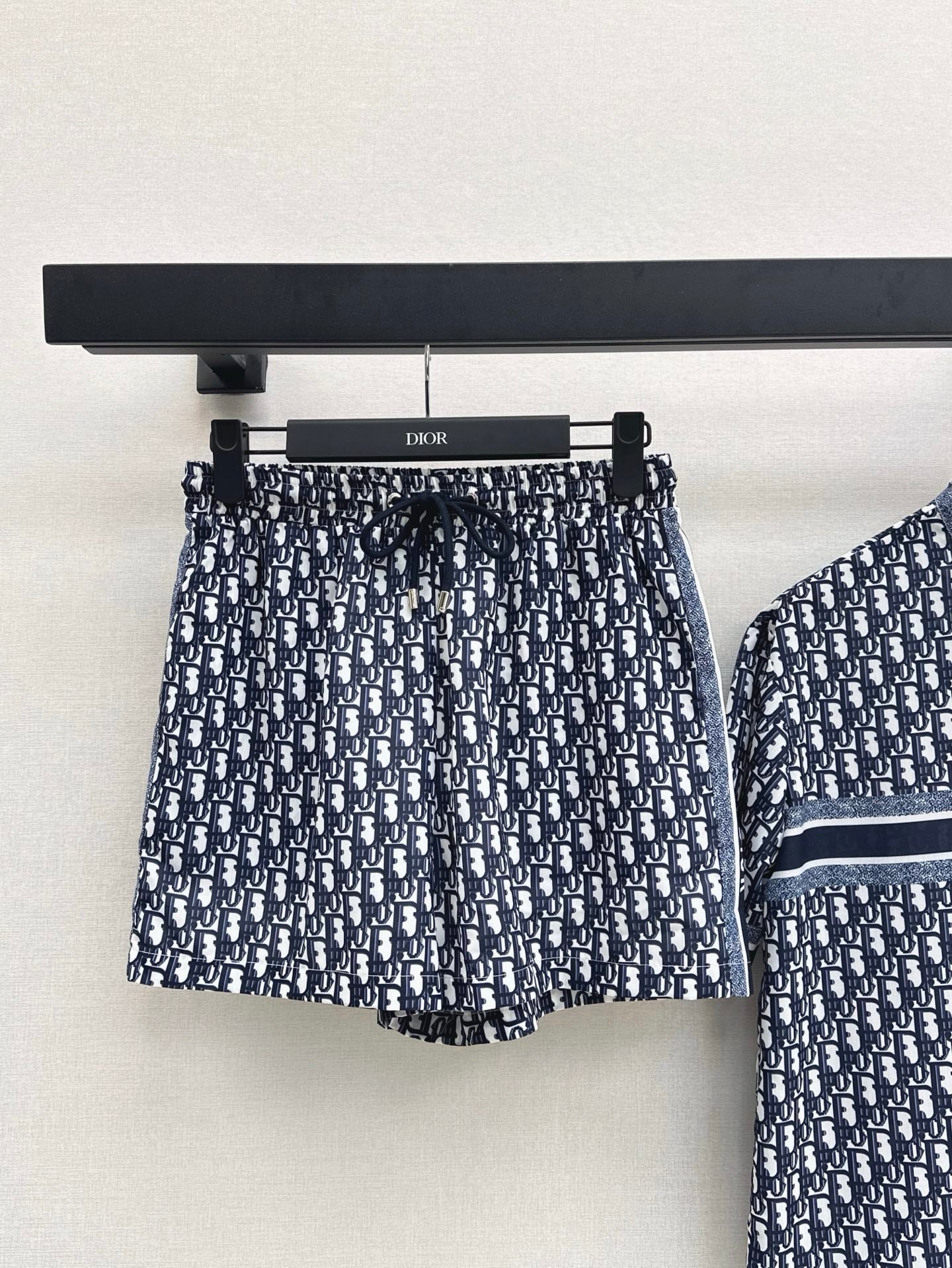 D*r 25ss Oblique printed top + waist shorts set