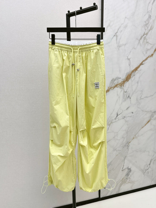 C*nel 25ss cotton wide-leg cargo pants