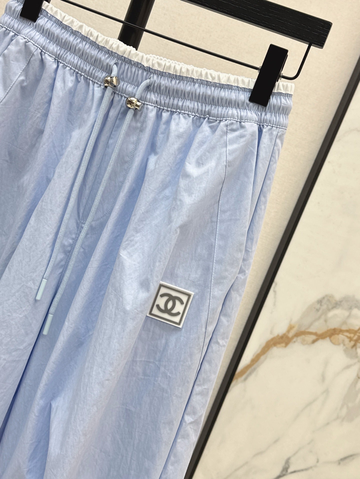 C*nel 25ss cotton wide-leg cargo pants