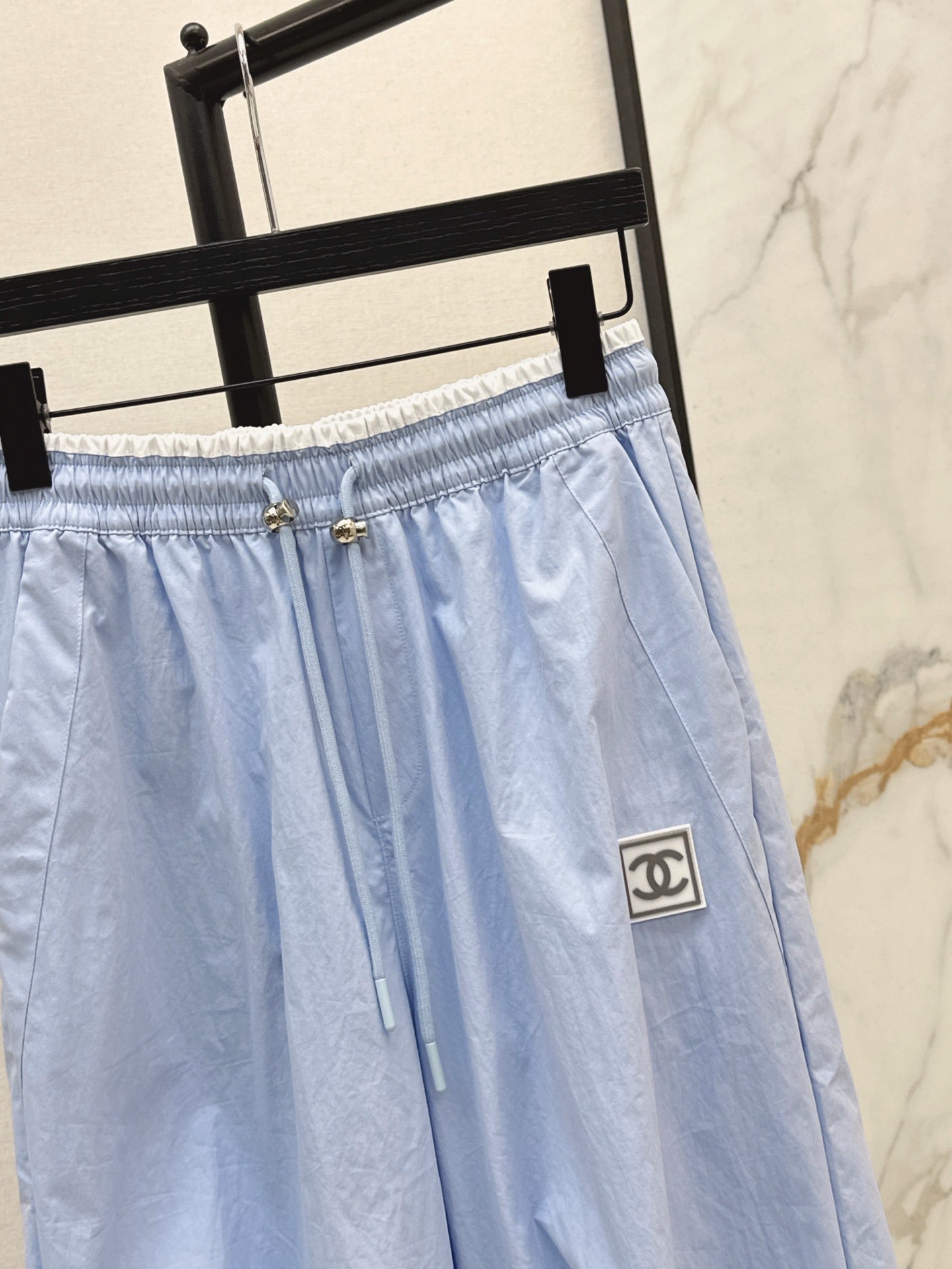 C*nel 25ss cotton wide-leg cargo pants