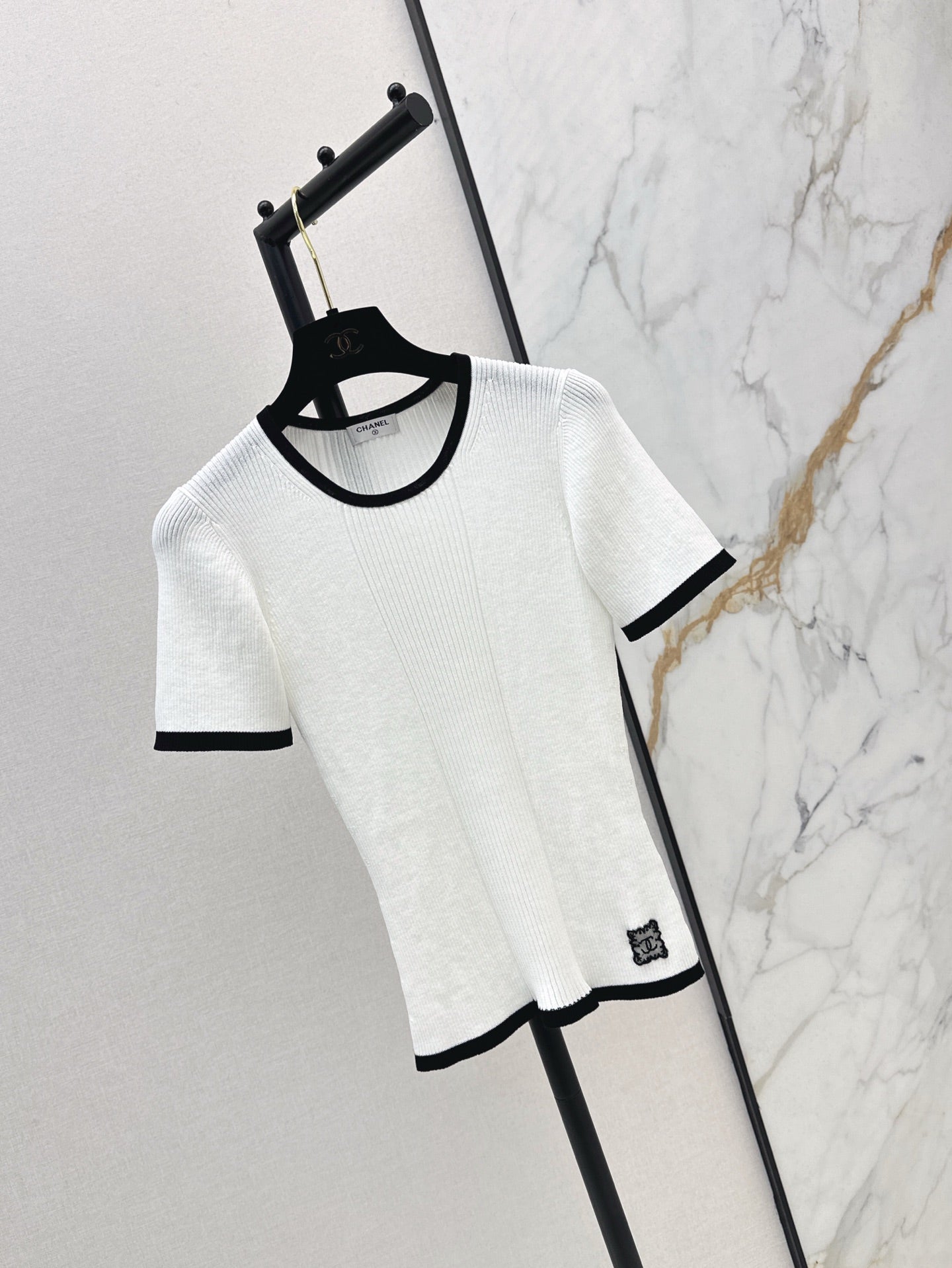 C*nel 25ss colorblock knitted top