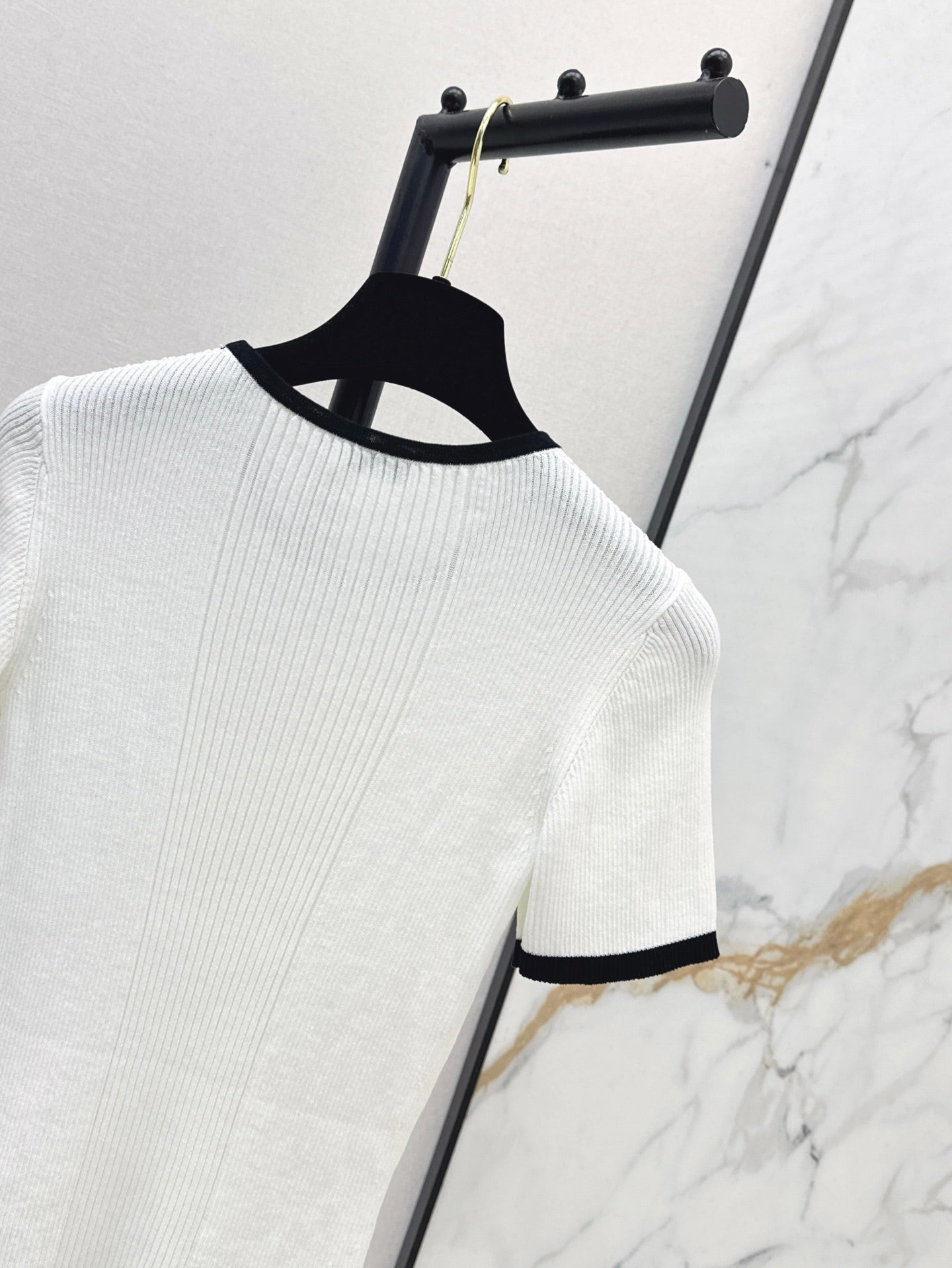 C*nel 25ss colorblock knitted top