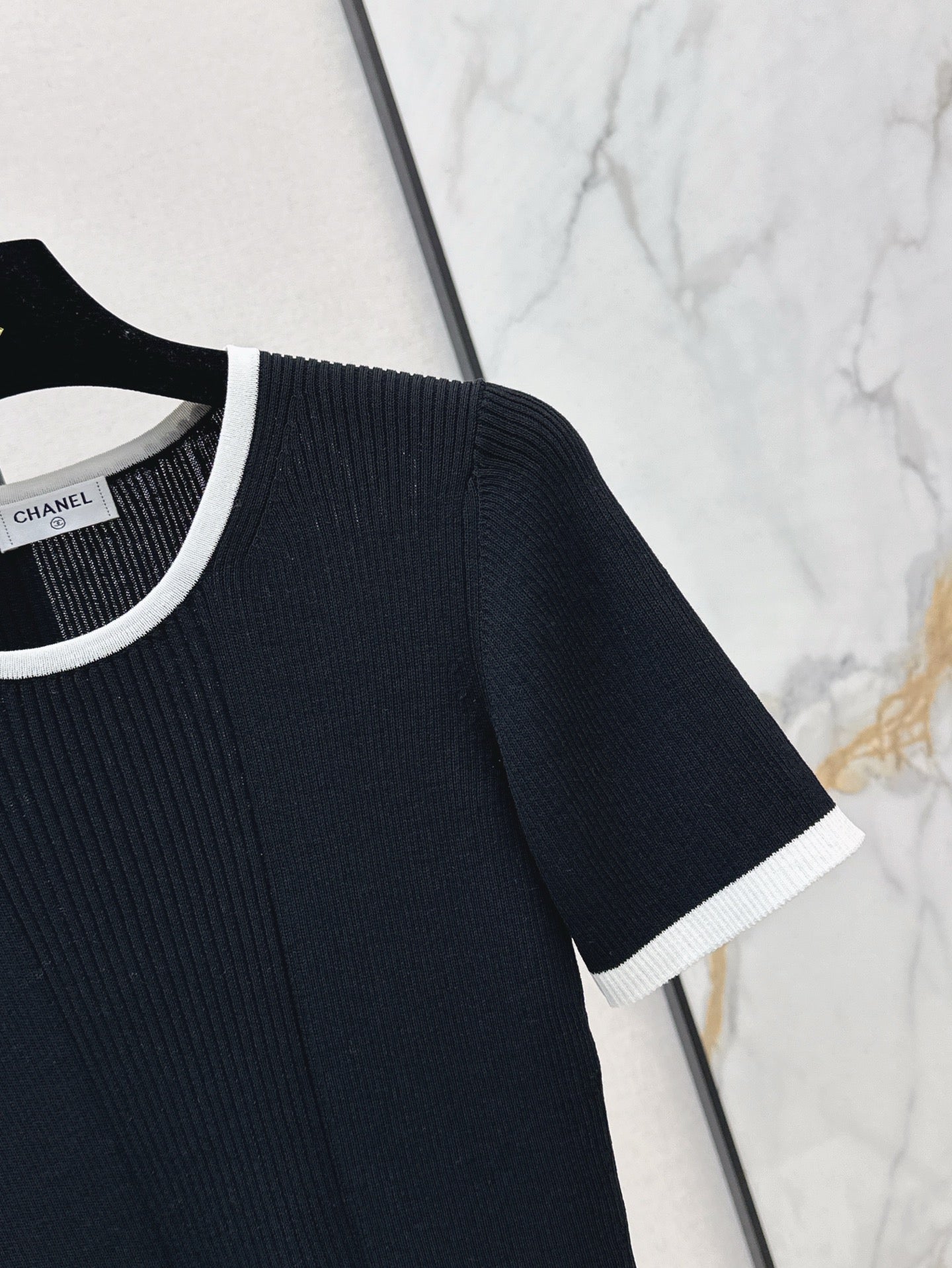 C*nel 25ss colorblock knitted top