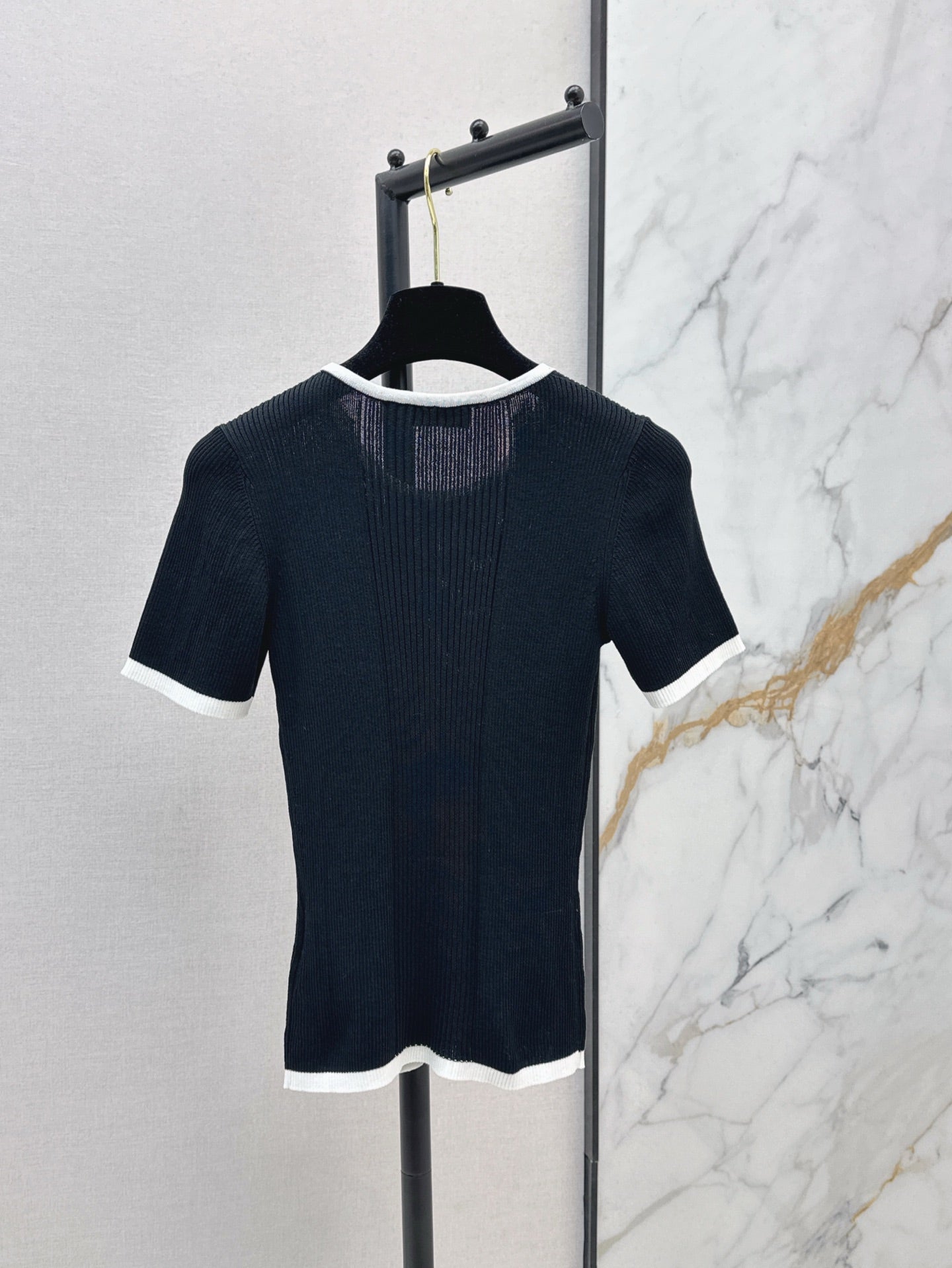 C*nel 25ss colorblock knitted top