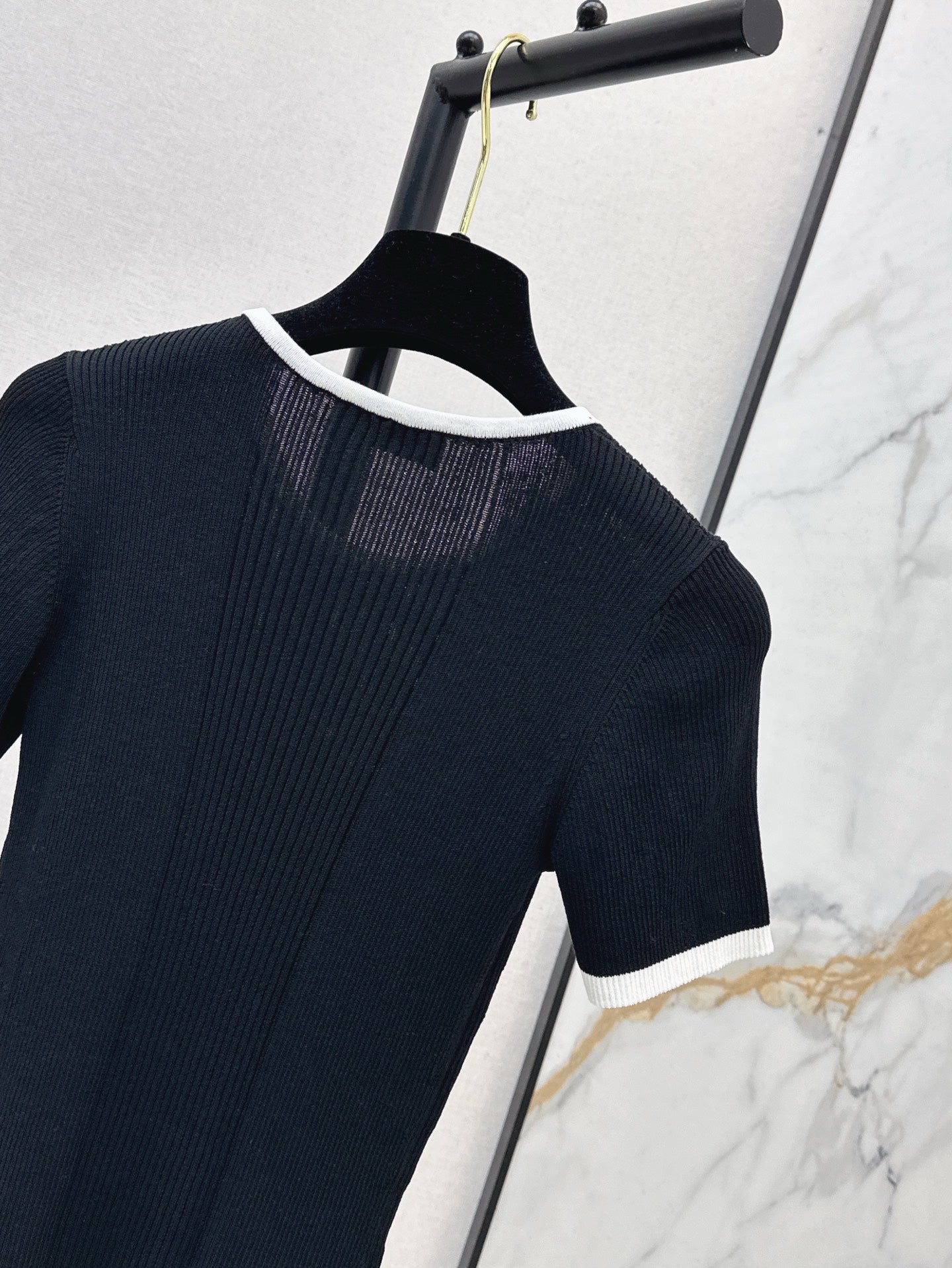 C*nel 25ss colorblock knitted top